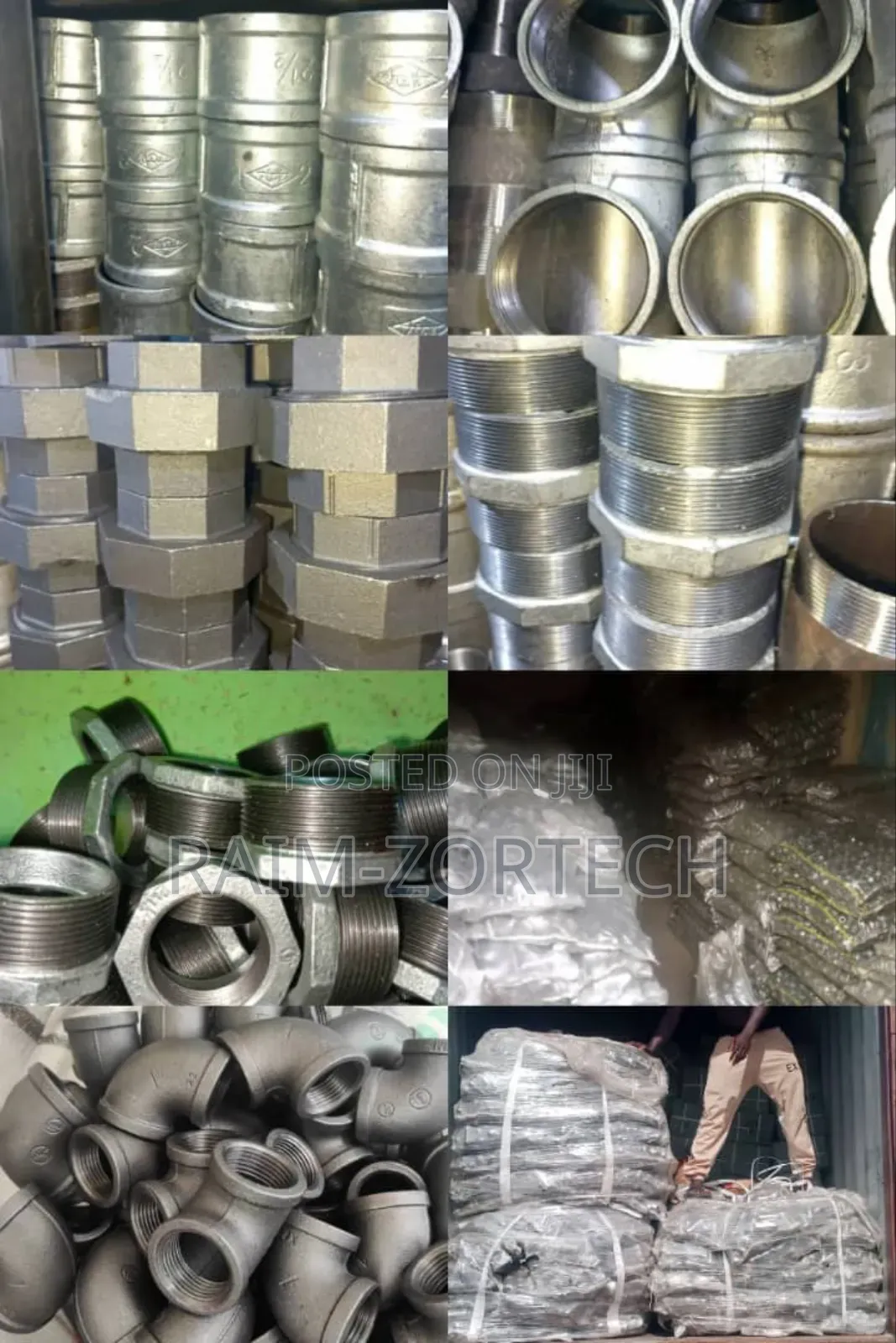 Steel Pipe, Fittings and Valves.