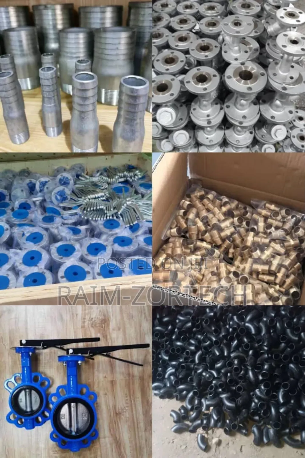 Steel Pipe, Fittings and Valves.