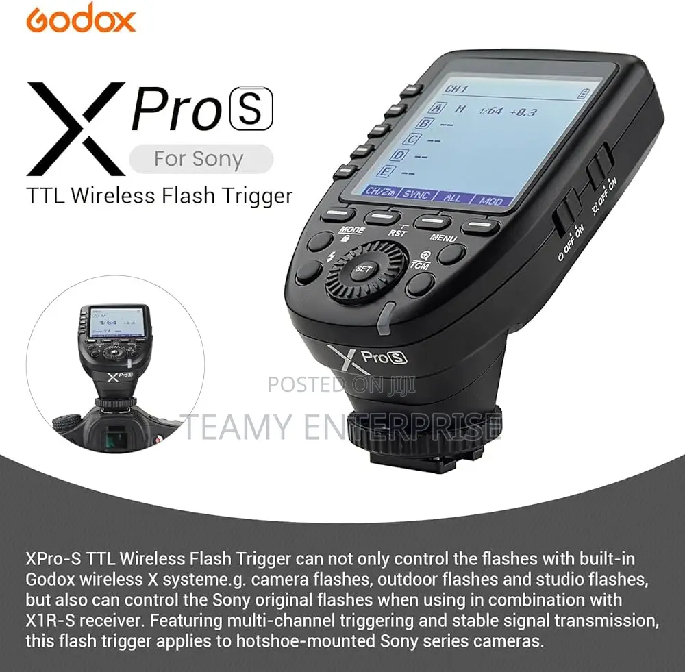 Godox Xpro (S) Sony TTL Wireless Flash Trigger for Camera