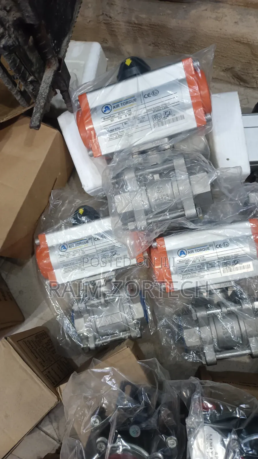 Actuator Valve With Box Control and Solenoid Valve
