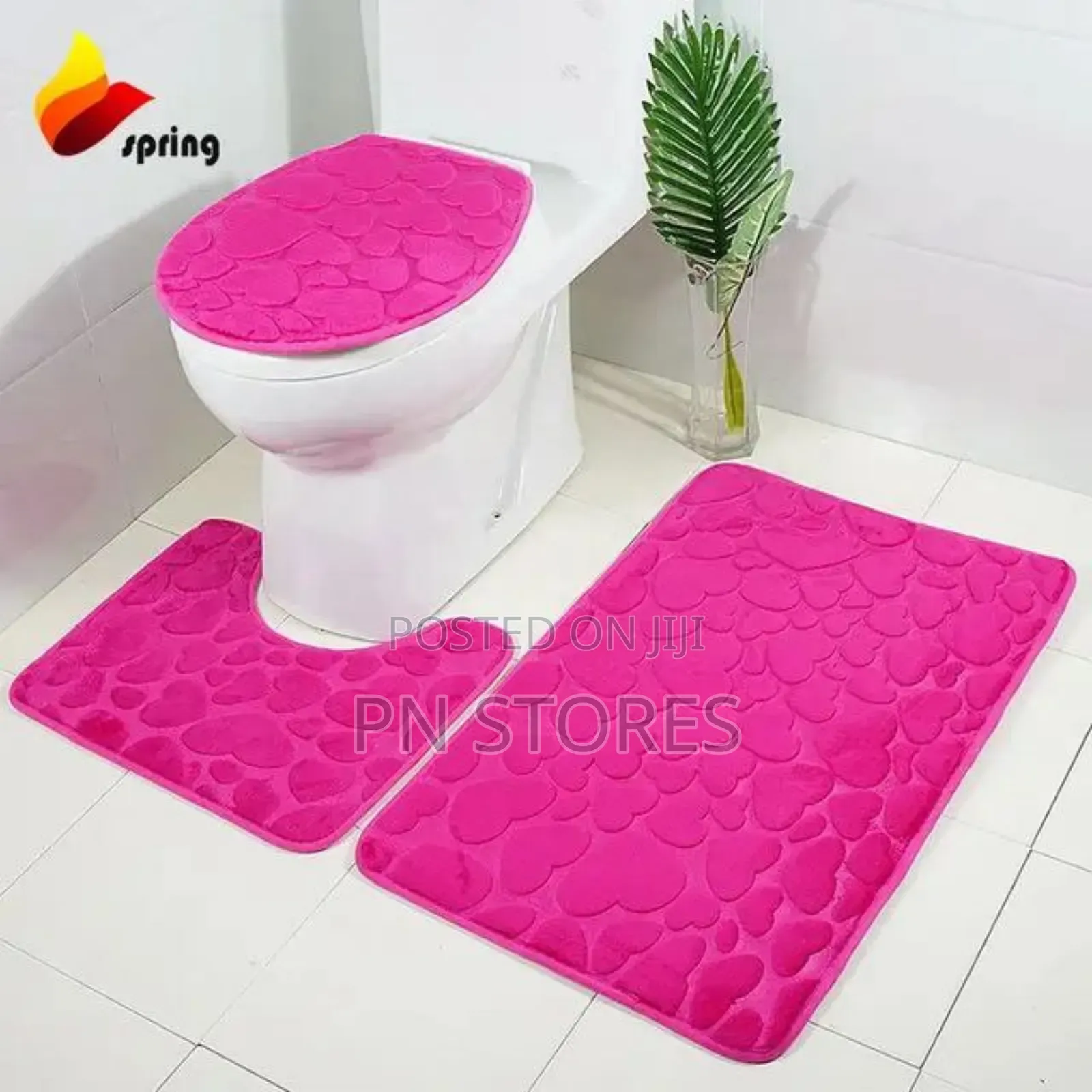 3 in 1 Toilet Mat Set Bathroom Mat Set