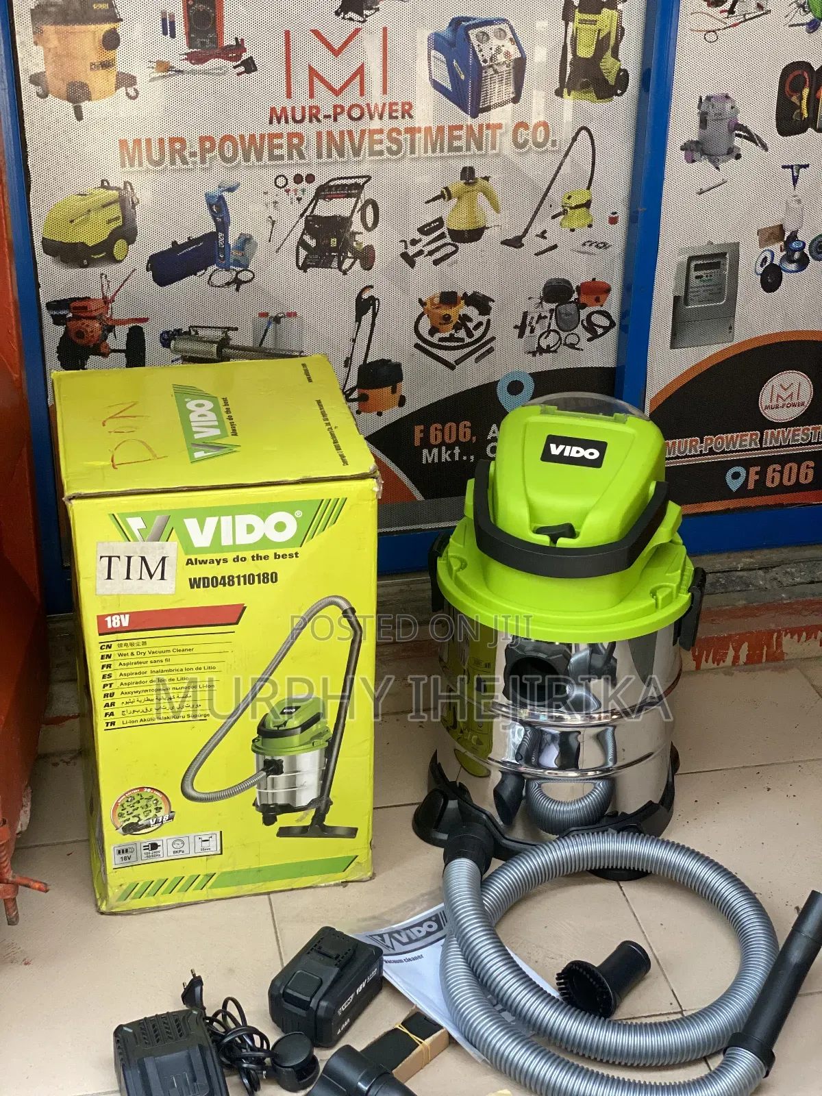 Cordless Wet Dry Vacuum Cleaner With Blowing Function
