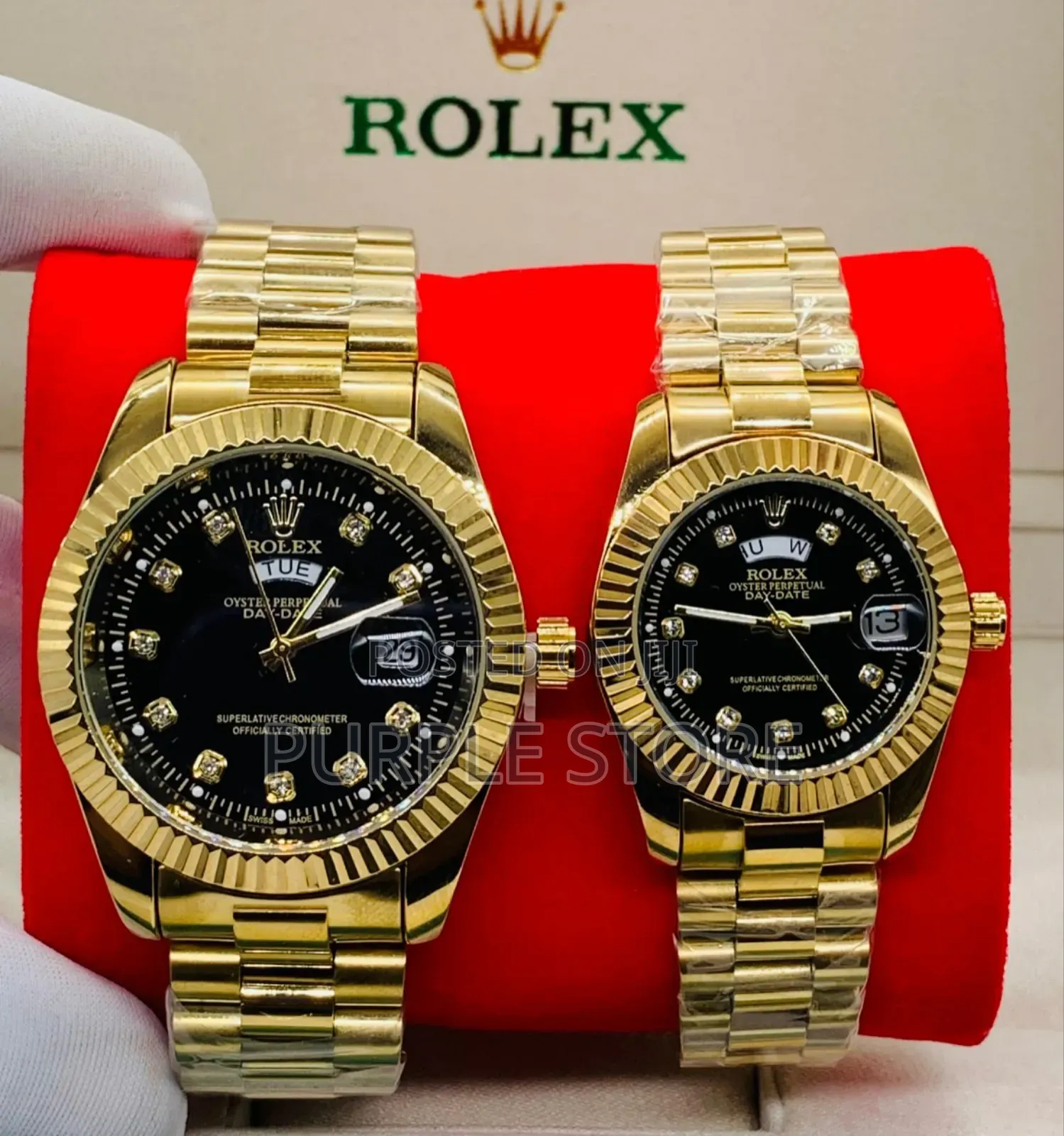 Rolex~Male Female Gold~Set