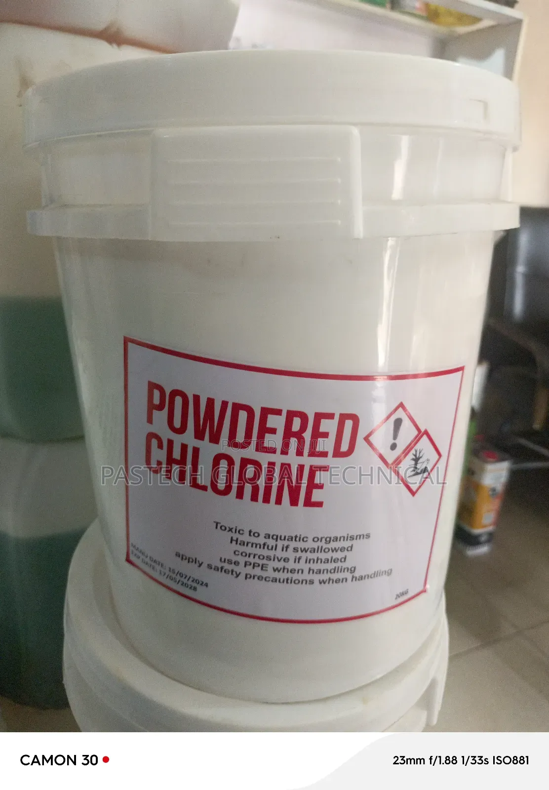Powdered Chlorine
