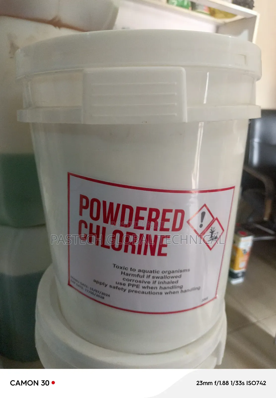 Powdered Chlorine