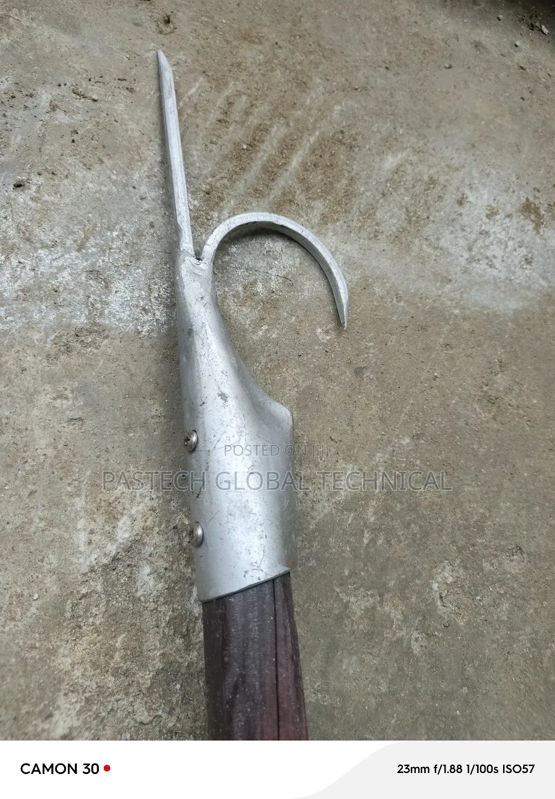 Boat Hook Hardwood 4M LG
