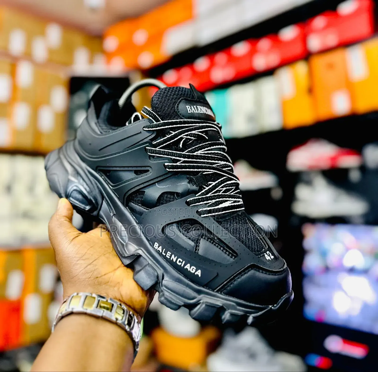 Unisex Balenciaga Track Lace Up Sneakers