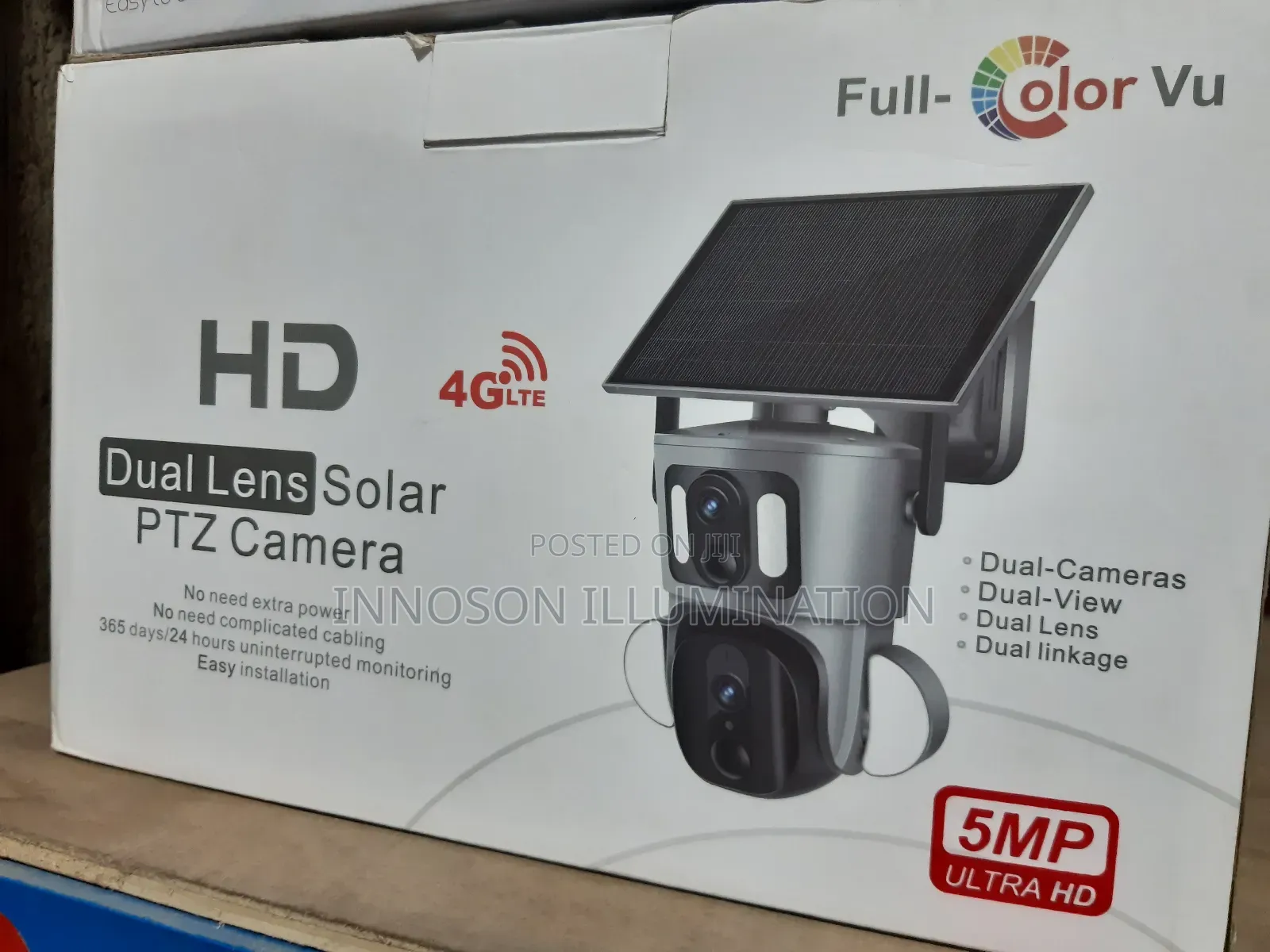 Dual Lens Solar Plz Camera