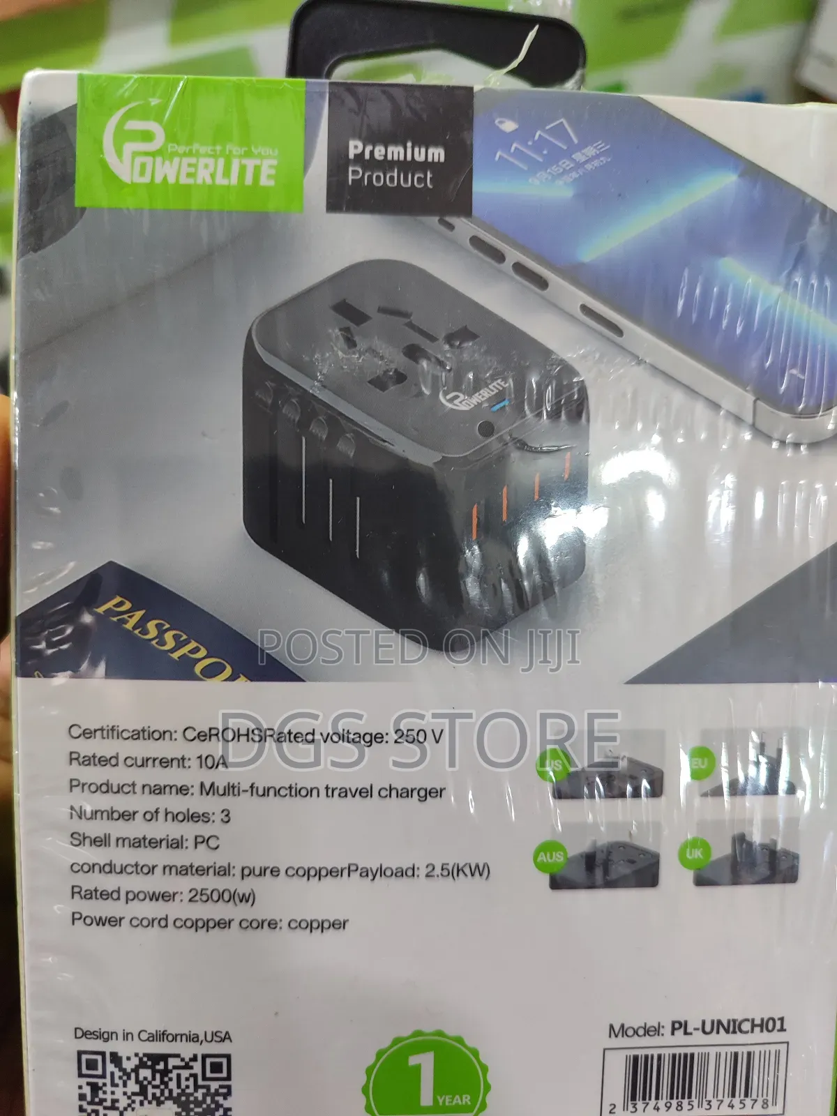 Powerlite 38w Travel Adapter
