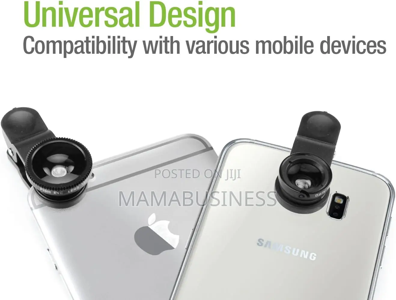 3 in 1 Clip-on Lens Camera Kit Fisheye + Wide Angle + Macro