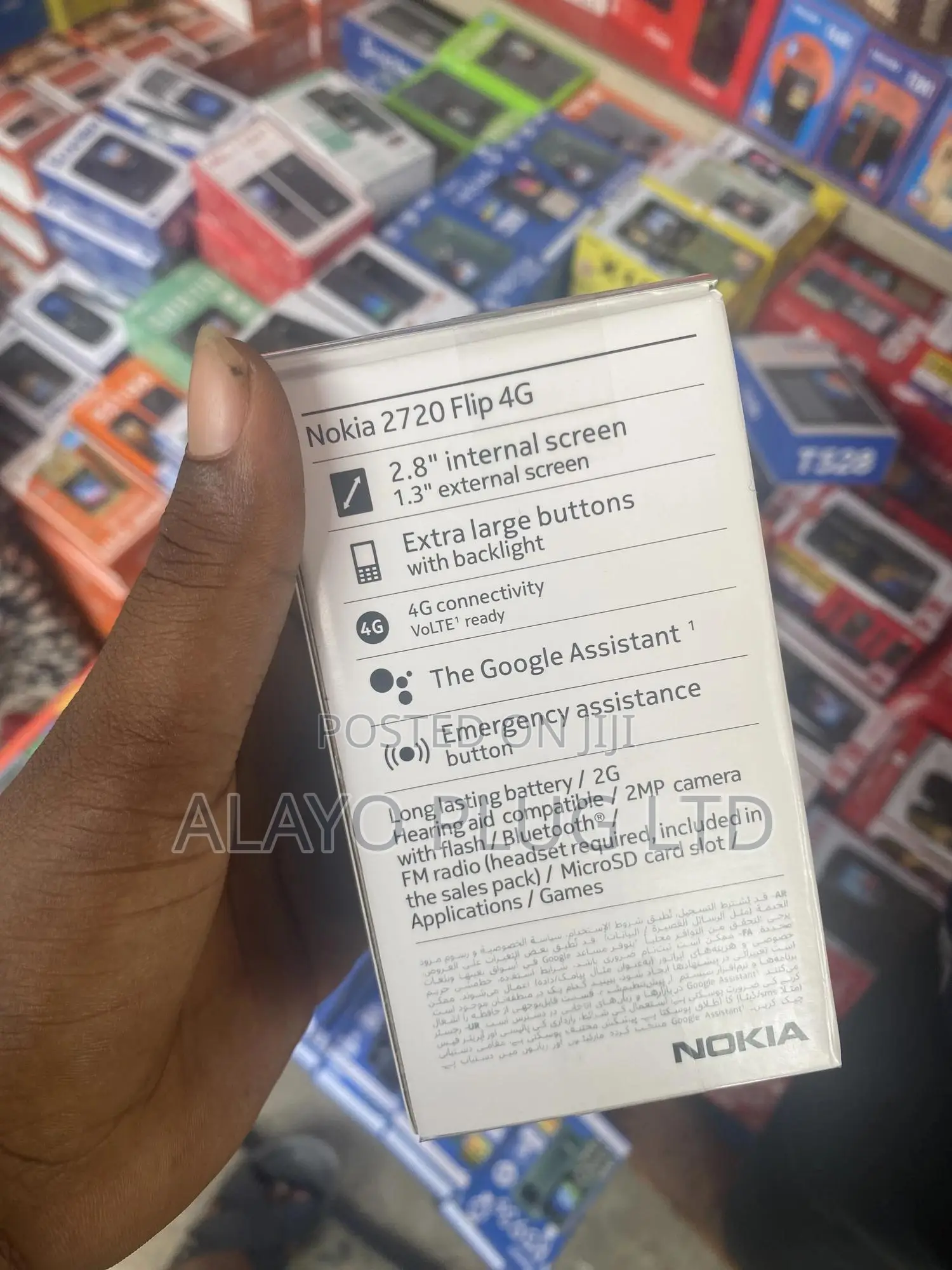 New Nokia 2720 Flip 512 GB White