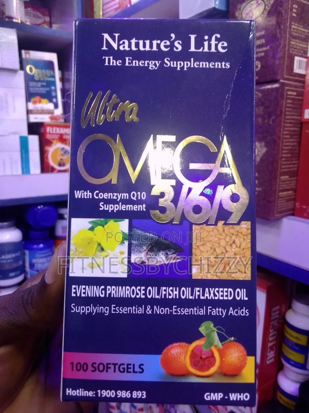 Nature's Life Ultra Omega 3/6/9 + Coenzyme X 100 Softgels