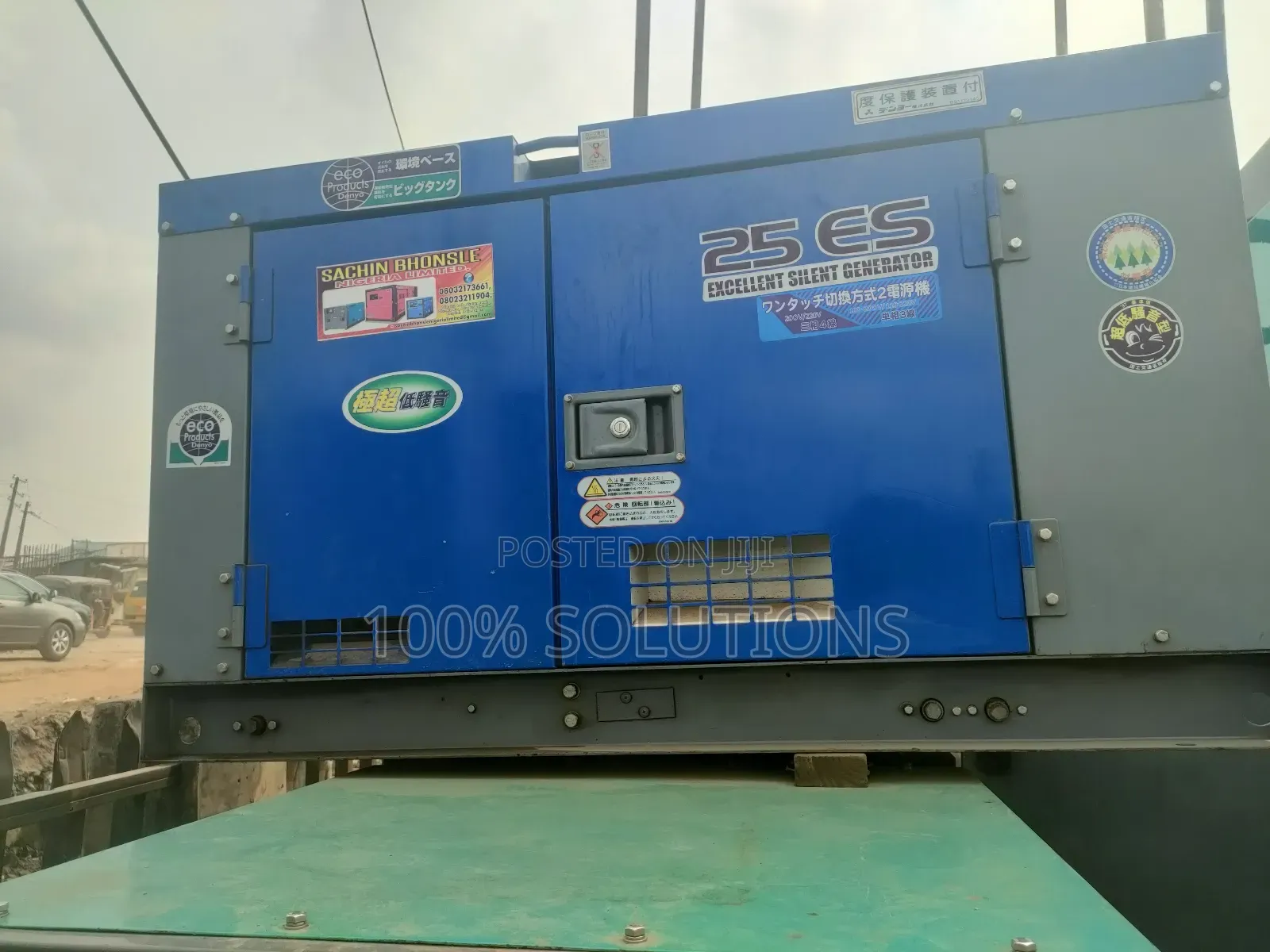 25kva Denyo Blue Sound Proof Generator for Sale