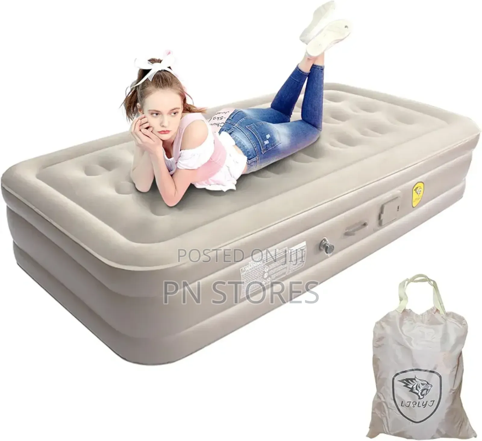 Twin Air Mattress With Built-in Pump Inflatable Mattress
