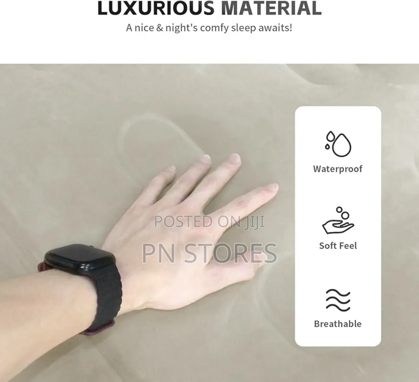Twin Air Mattress With Built-in Pump Inflatable Mattress