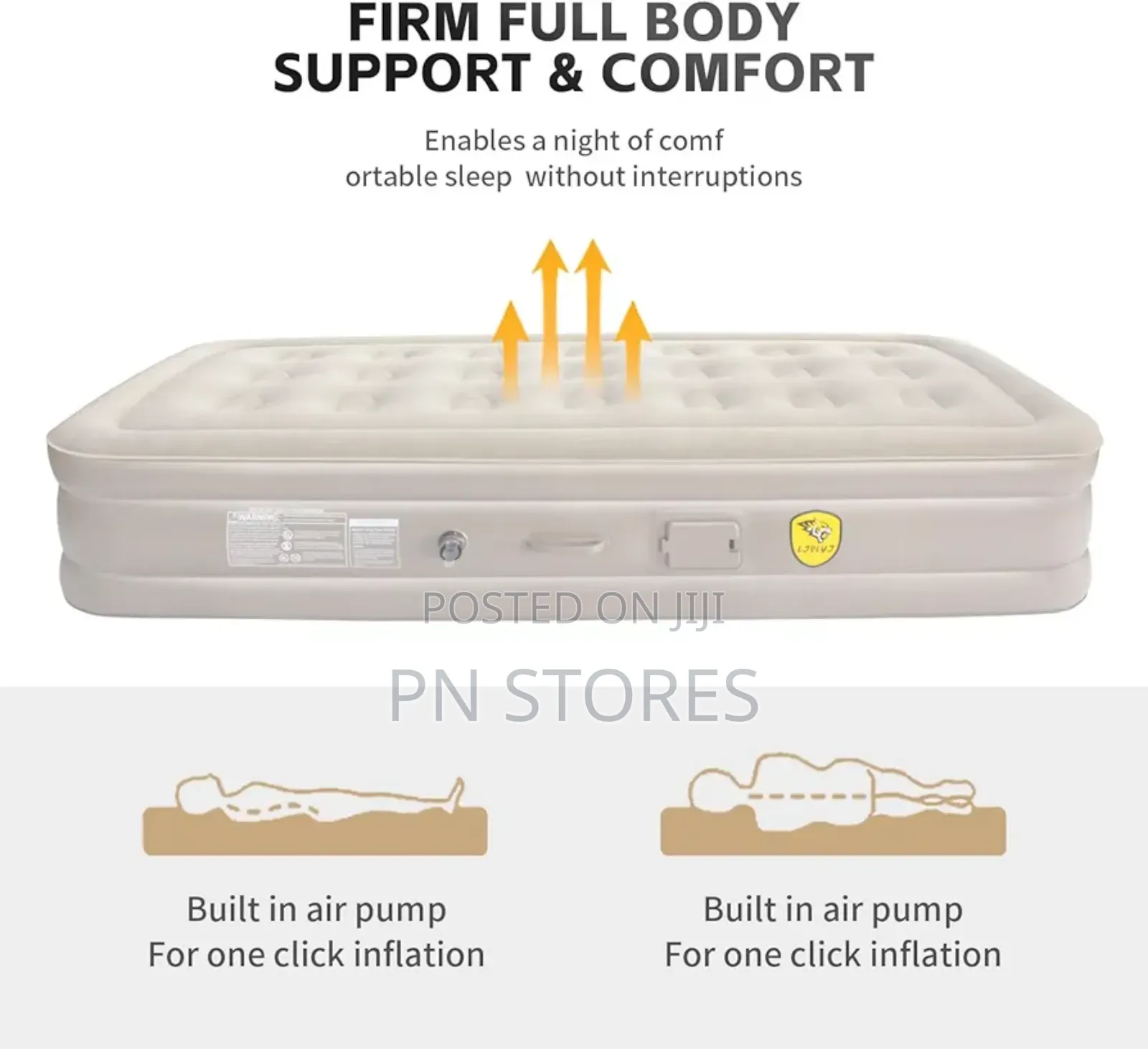 Twin Air Mattress With Built-in Pump Inflatable Mattress