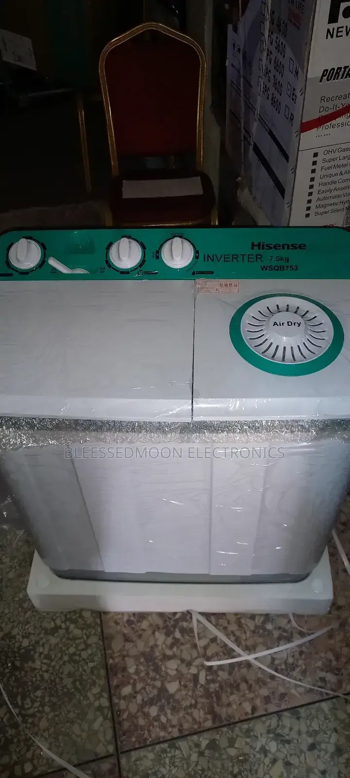 Hisense Inverter Washing Machine 7.5kg Turbo Speed Cooper Mo