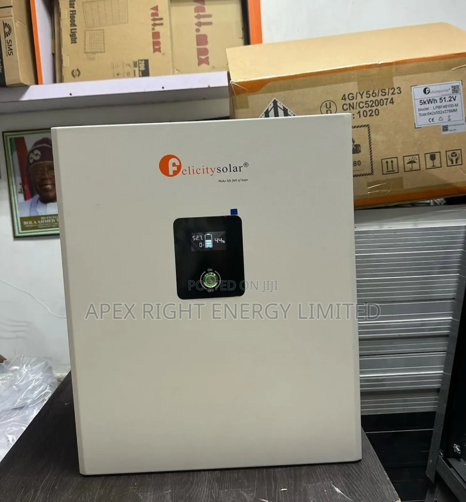 5kwh Felicity Lithium Ion Battery 51.2volts