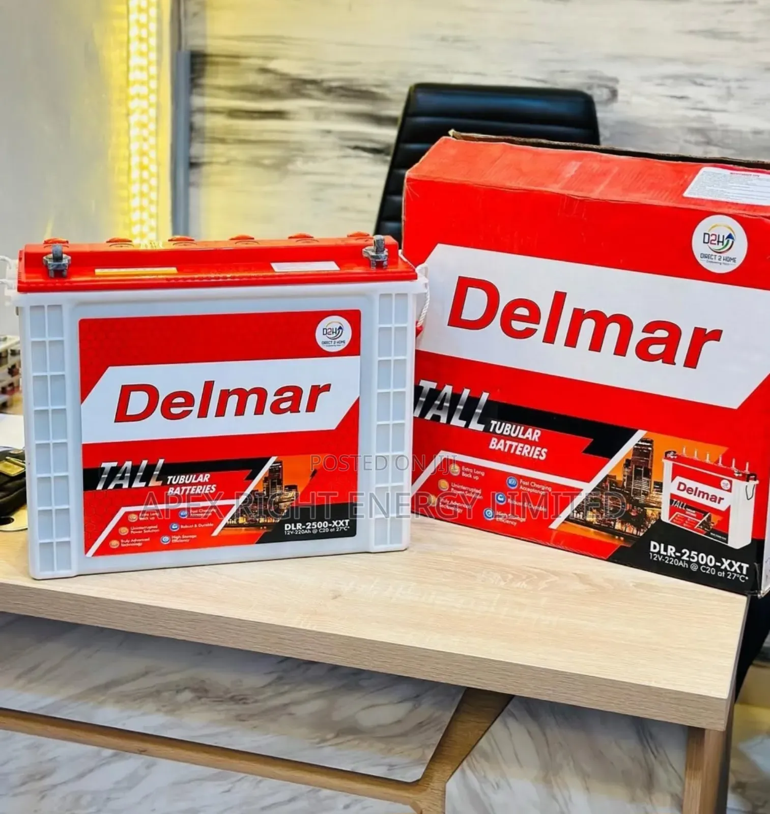 220ah Delmar Tubular Battery 12v