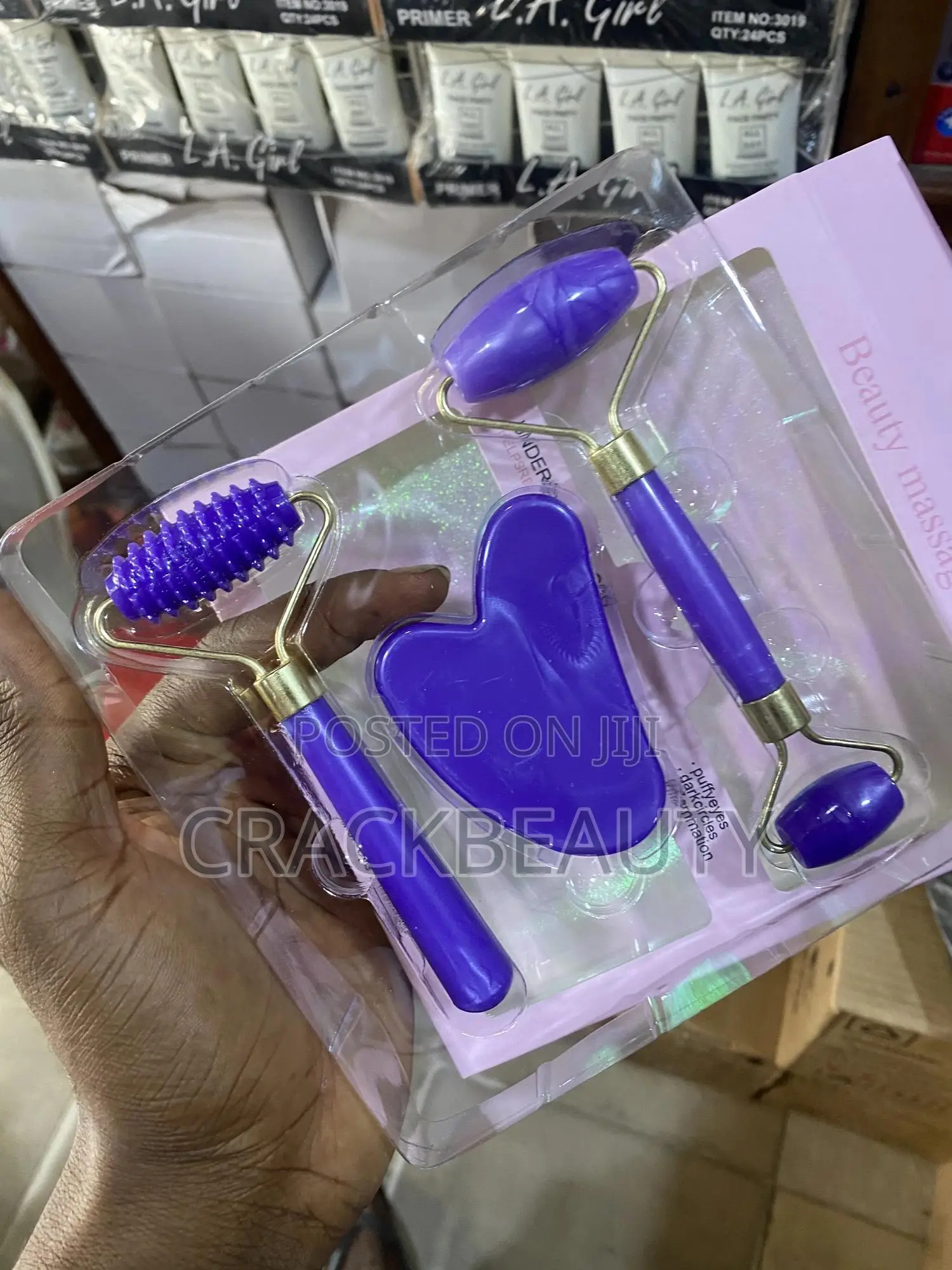 Facial Massage Set (Jade Roller , Gua Sha Set)