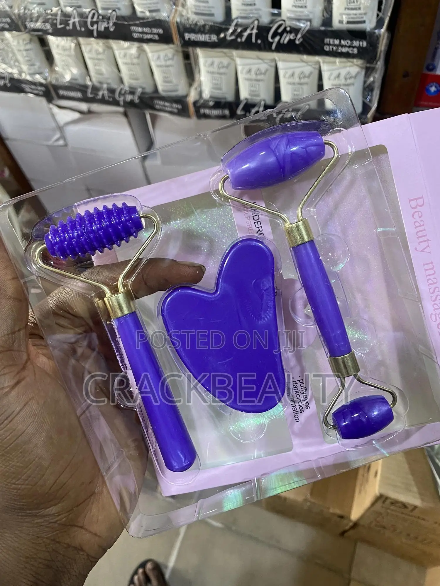 Facial Massage Set (Jade Roller , Gua Sha Set)