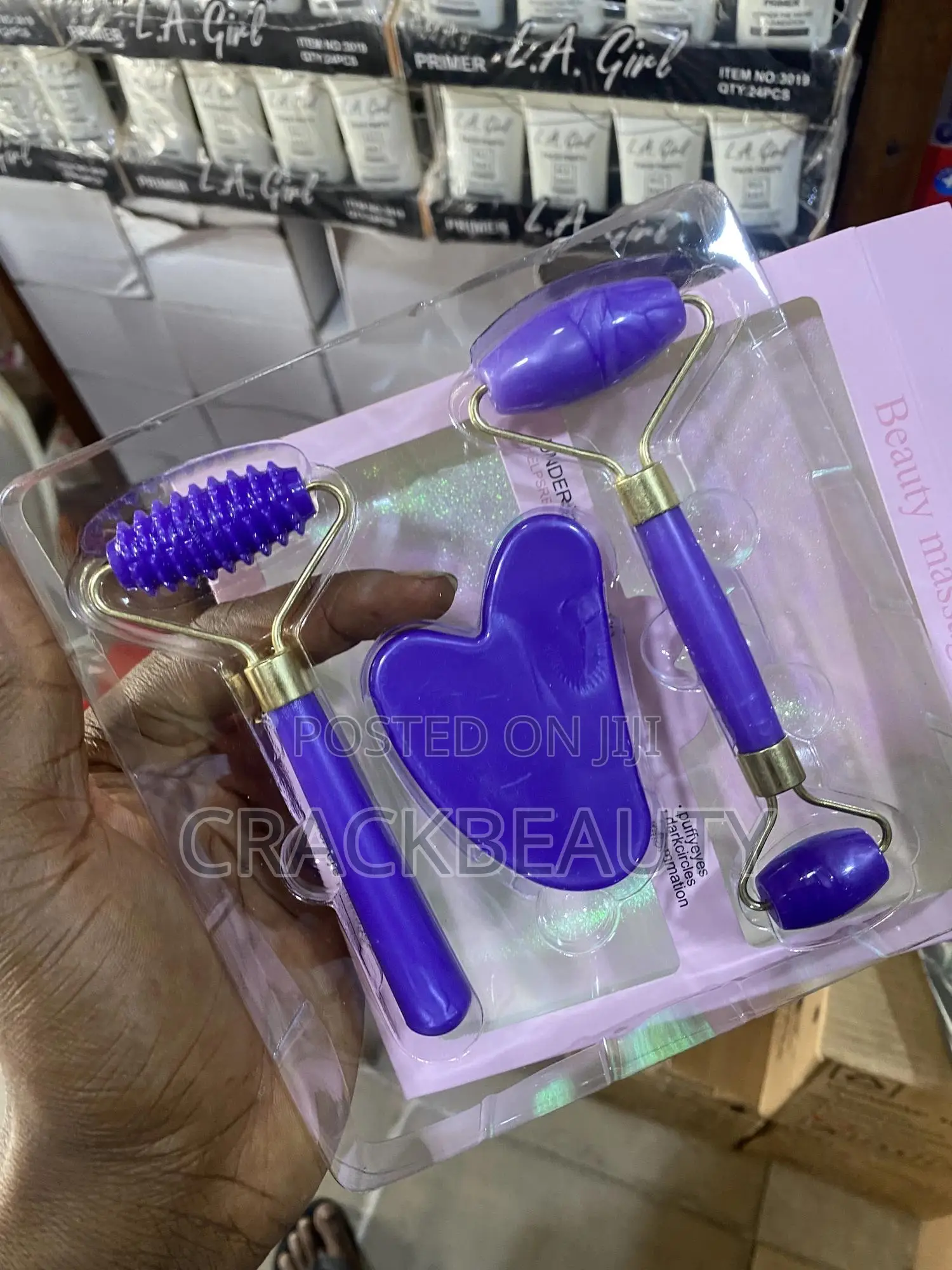 Facial Massage Set (Jade Roller , Gua Sha Set)