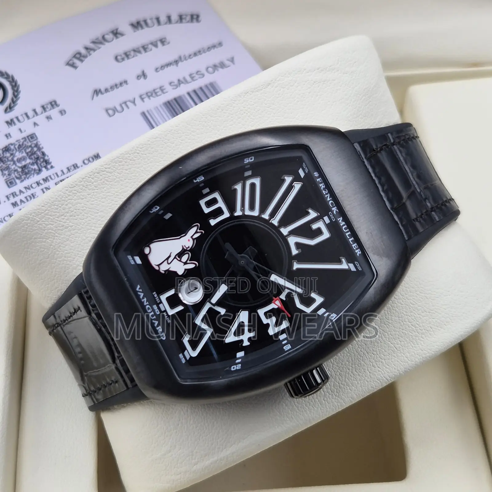 Frank Muller Leather Classic Wristwatch