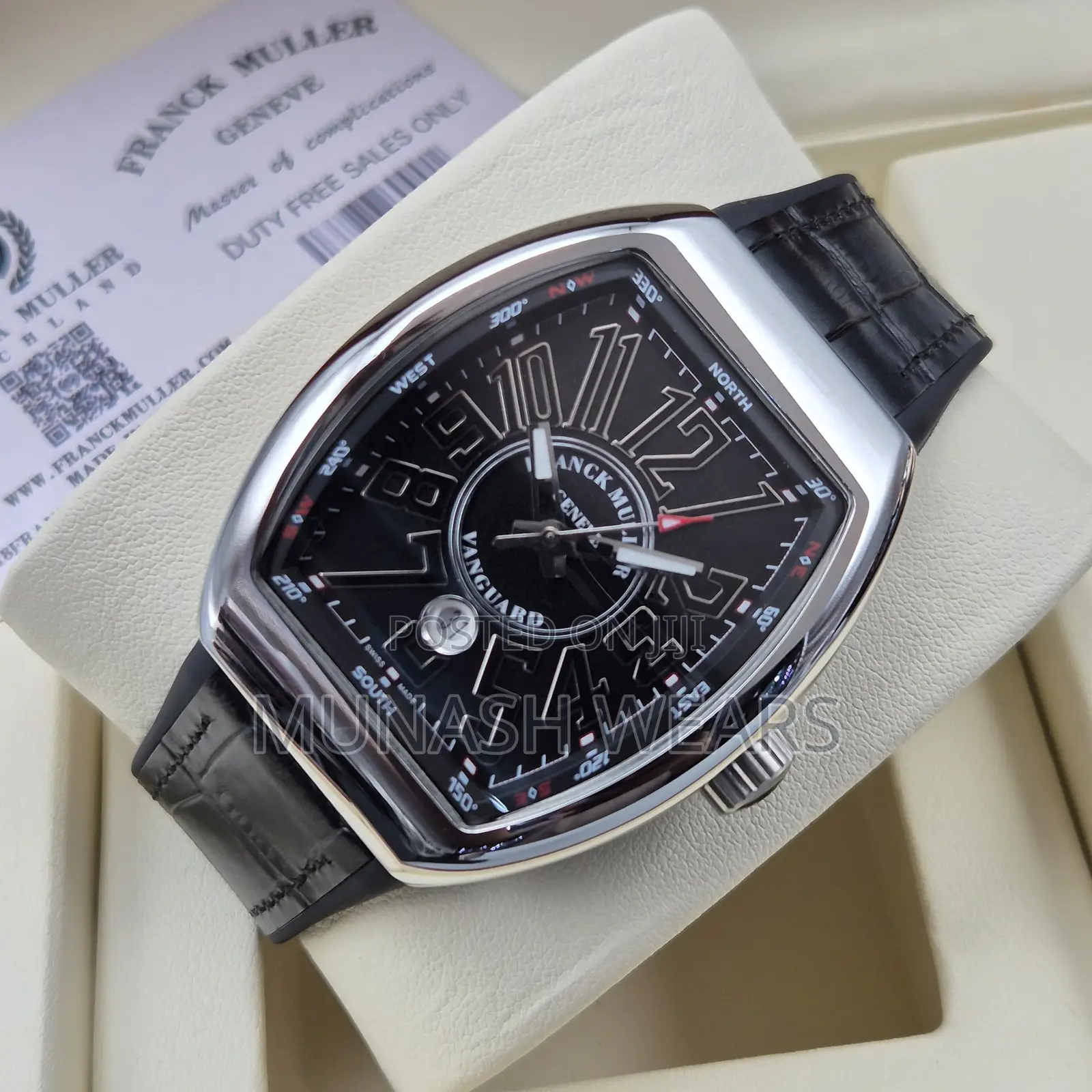 Frank Muller Leather Classic Wristwatch