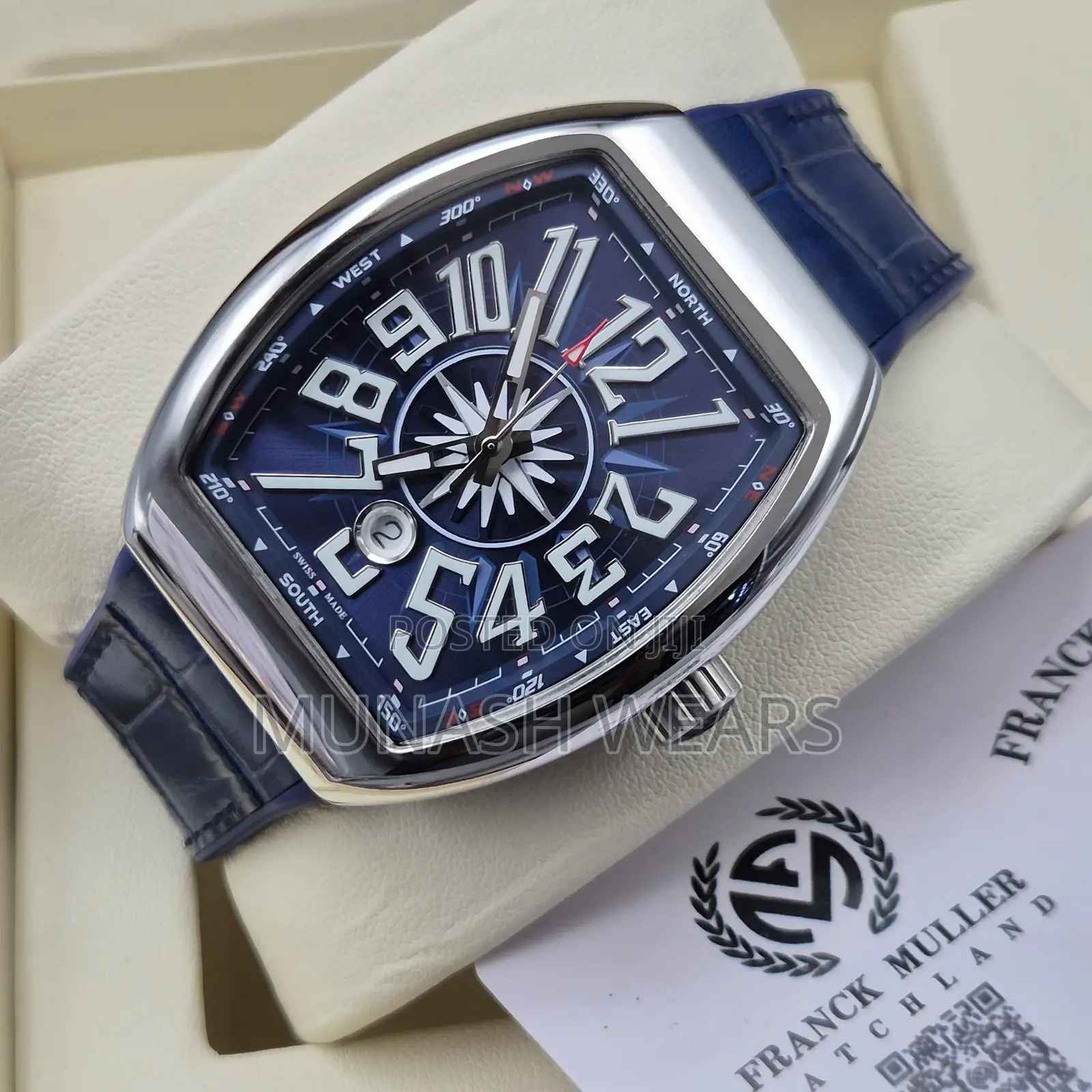 Frank Muller Leather Classic Wristwatch