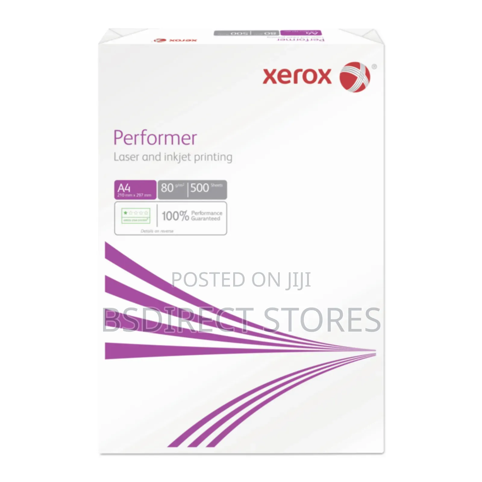 Xerox Performer White Printer Paper A4 80gsm Pack 500 Sheets