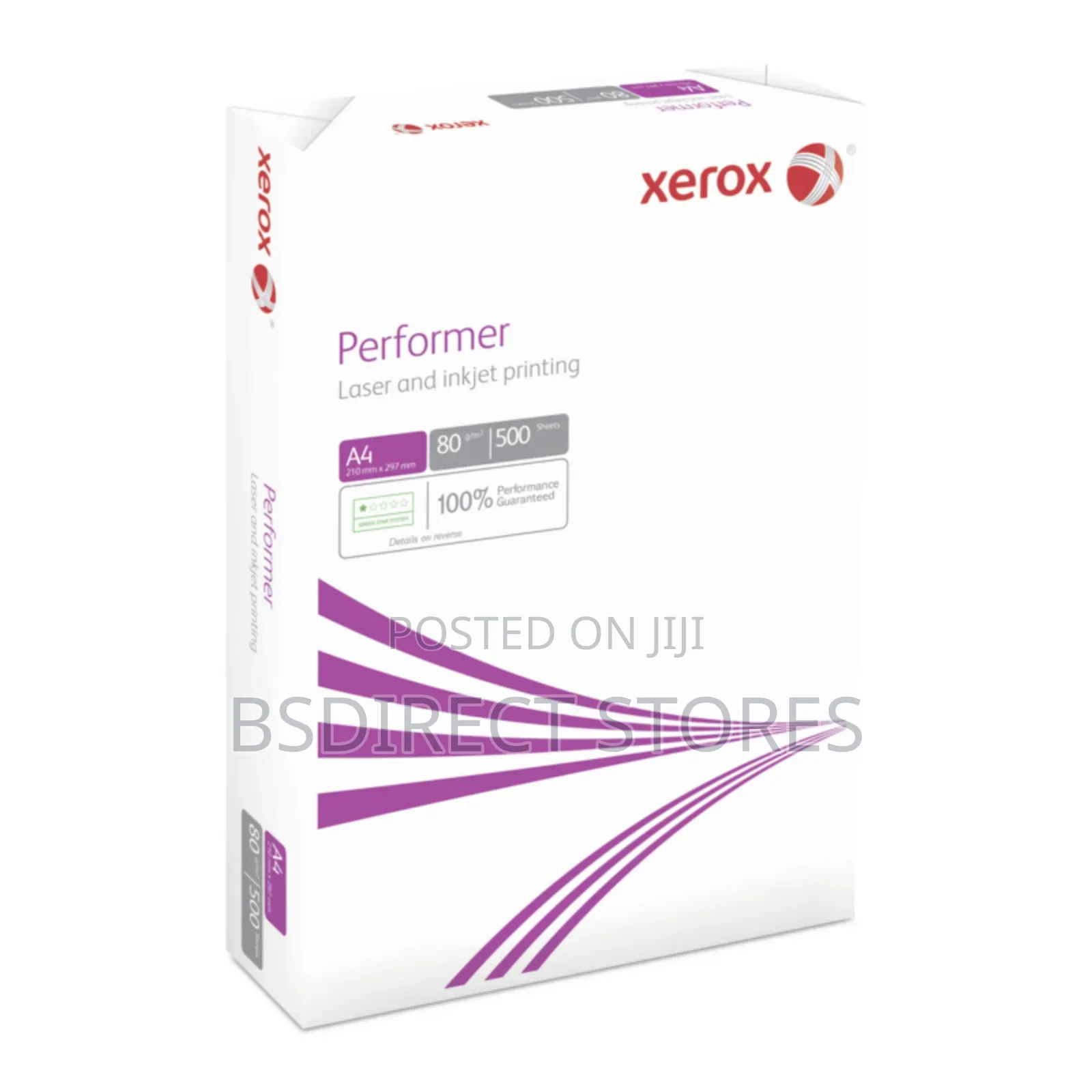 Xerox Performer White Printer Paper A4 80gsm Pack 500 Sheets