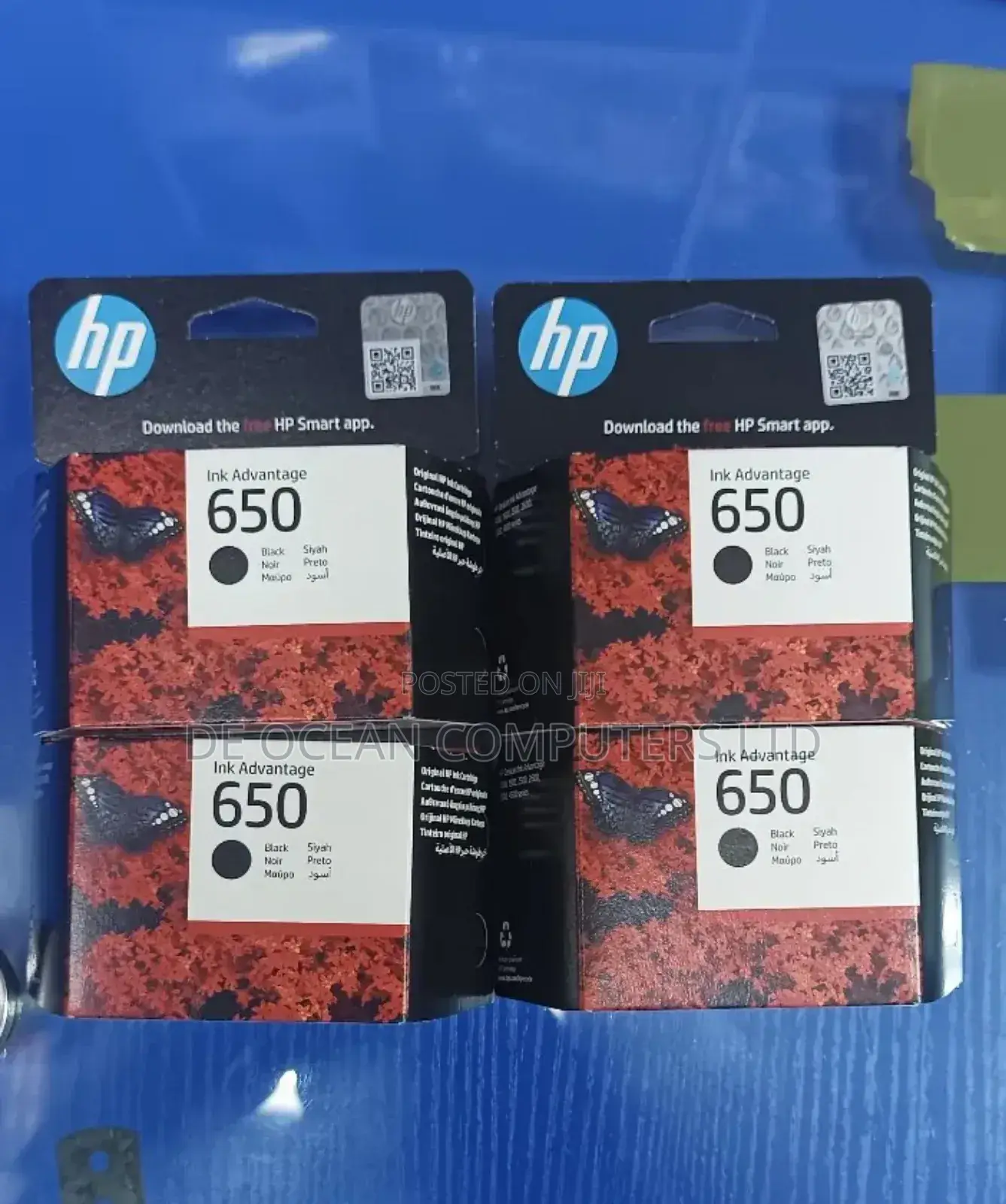 HP Genuine Ink Cartridge 650 Black