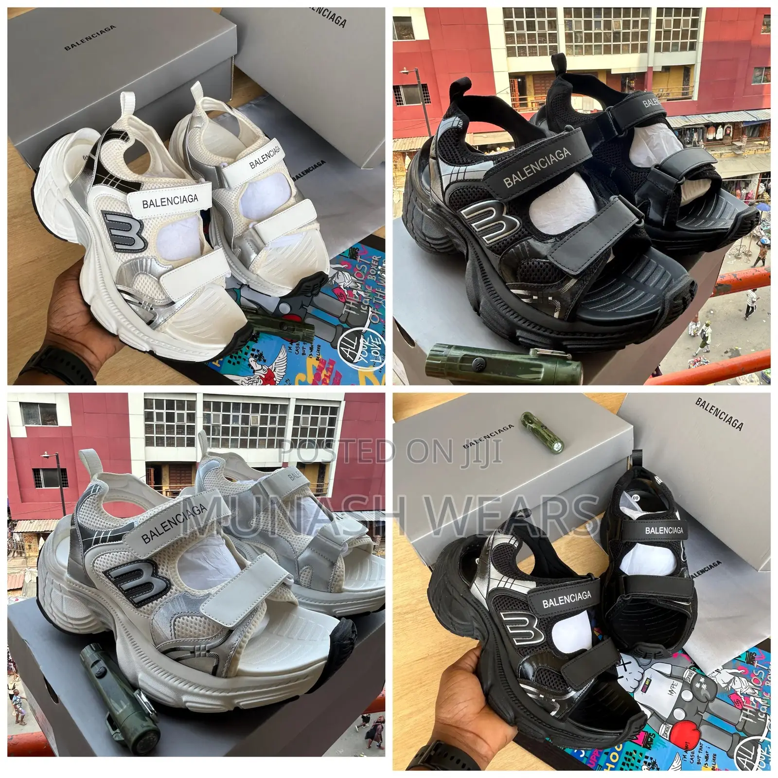 BALENCIAGA Leather Luxury Sandal 40-46