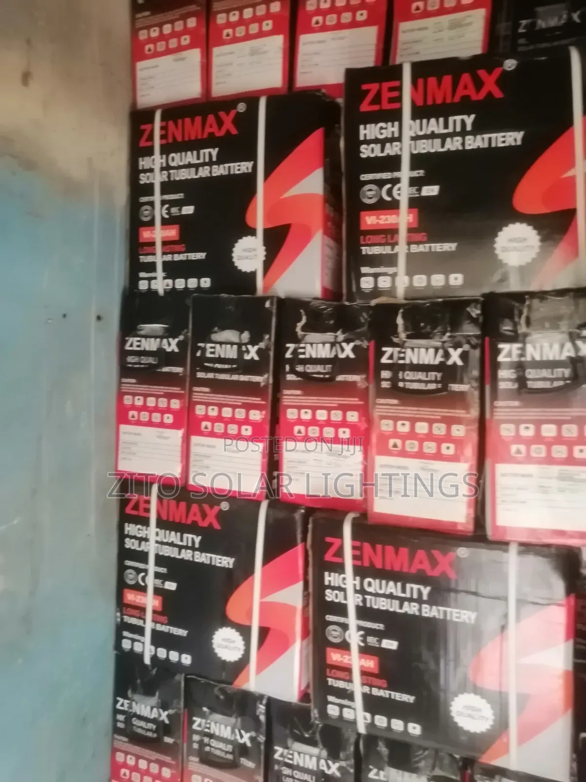 Zenmax Solar Tubular Battery