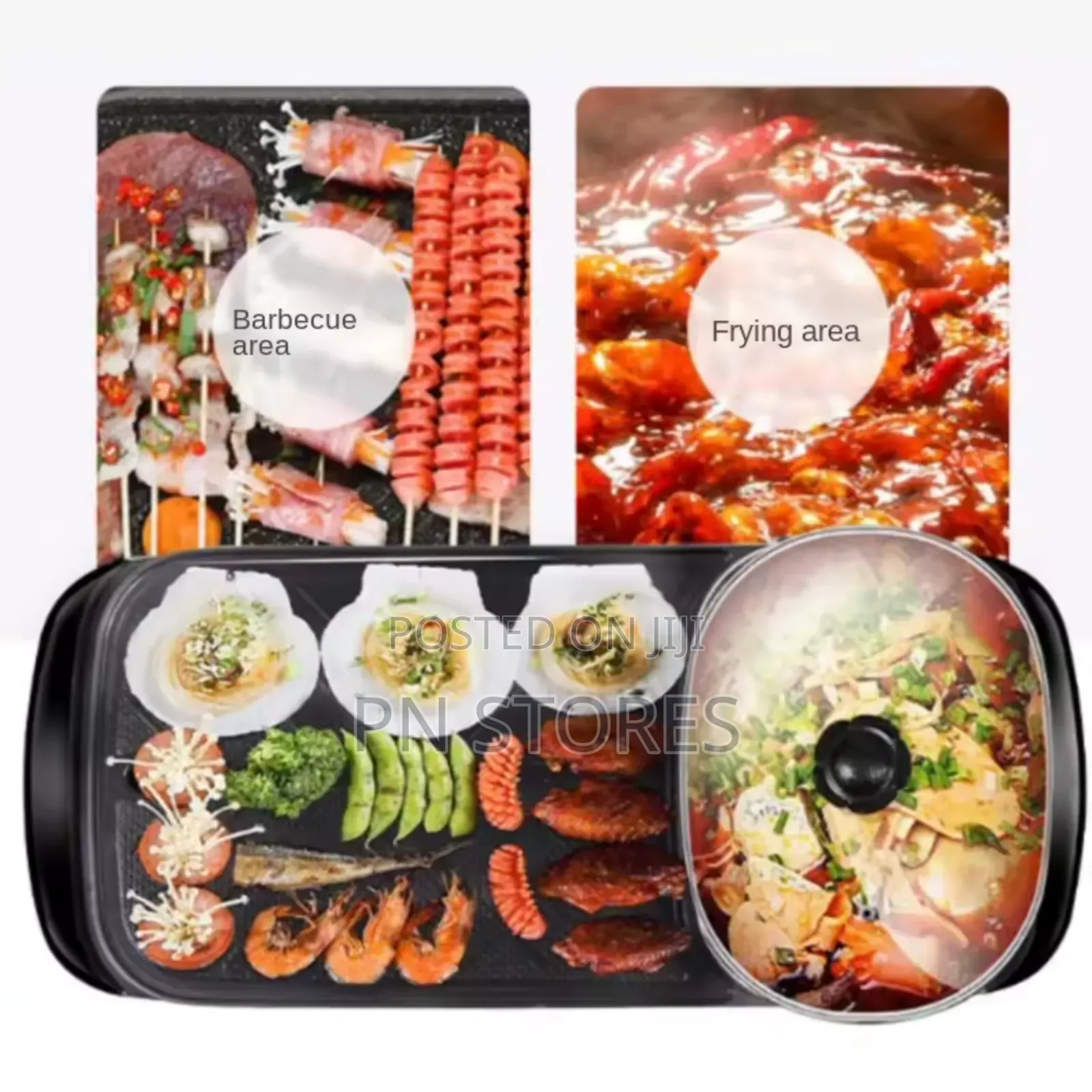 Sokany 3 in 1 Grill With Soup Pot