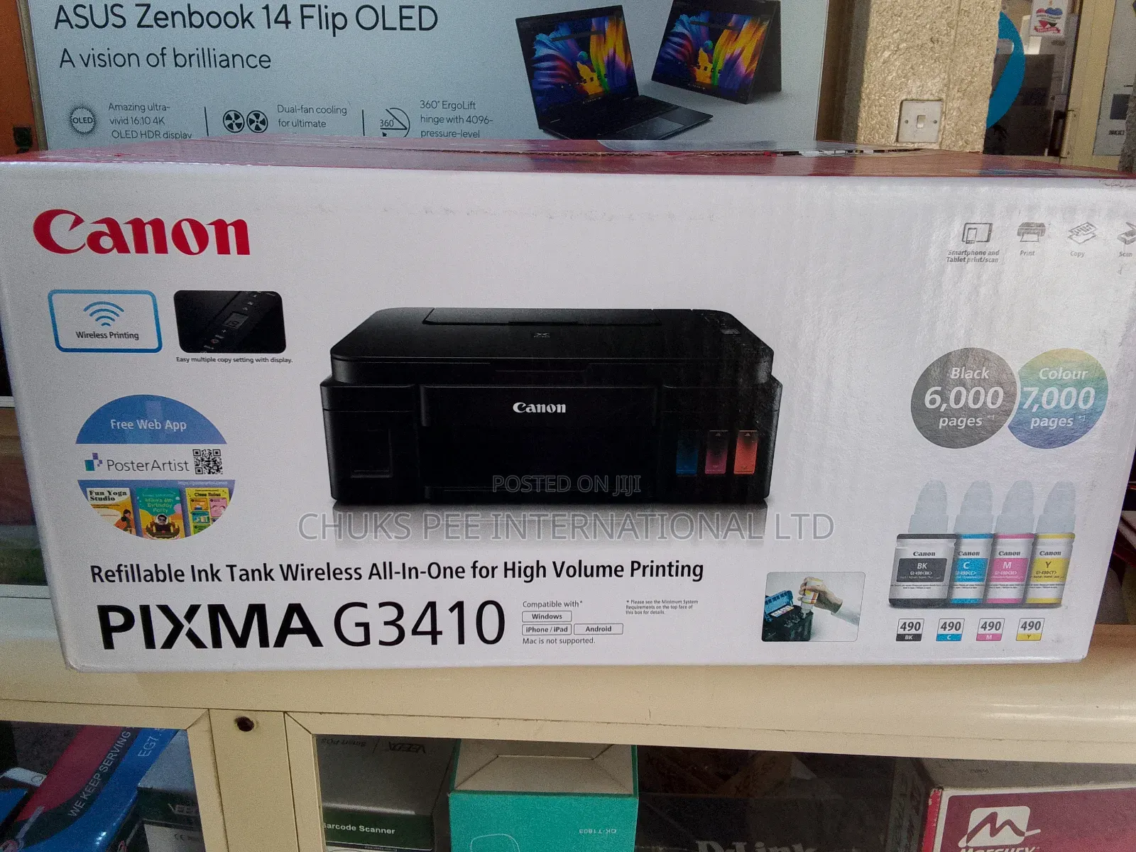 Canon Pixma G3410 All-in-One Printer