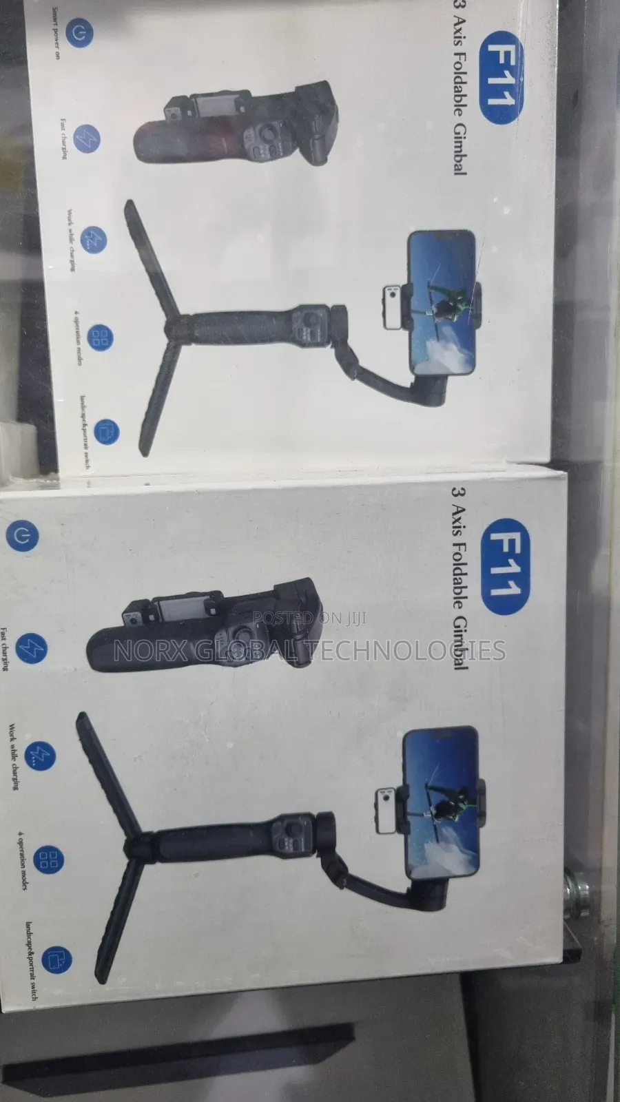F11 Ai Face Tracking Flashlight 3-Axis Gimbal Stabilizer