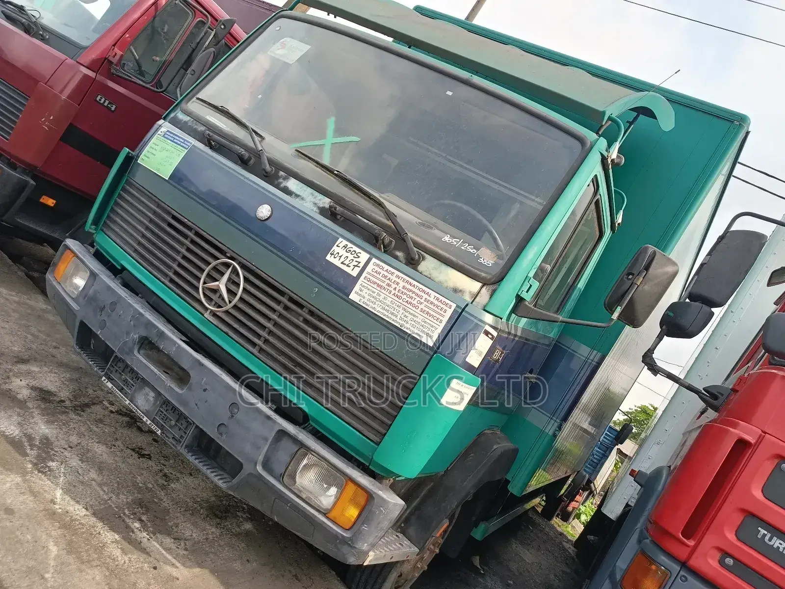 Mercedes Benz 814 Container Truck German Spec