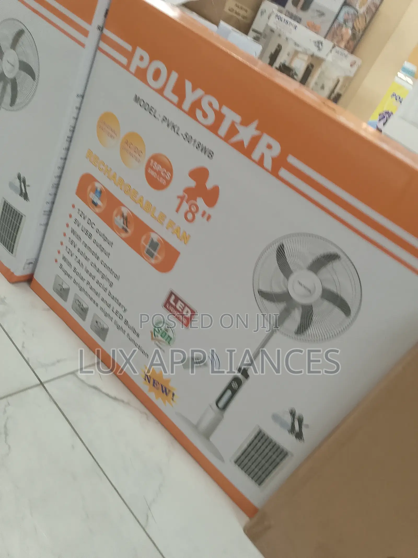 Solar Saver Polystar 18 Inches Fan PVK-5018wb