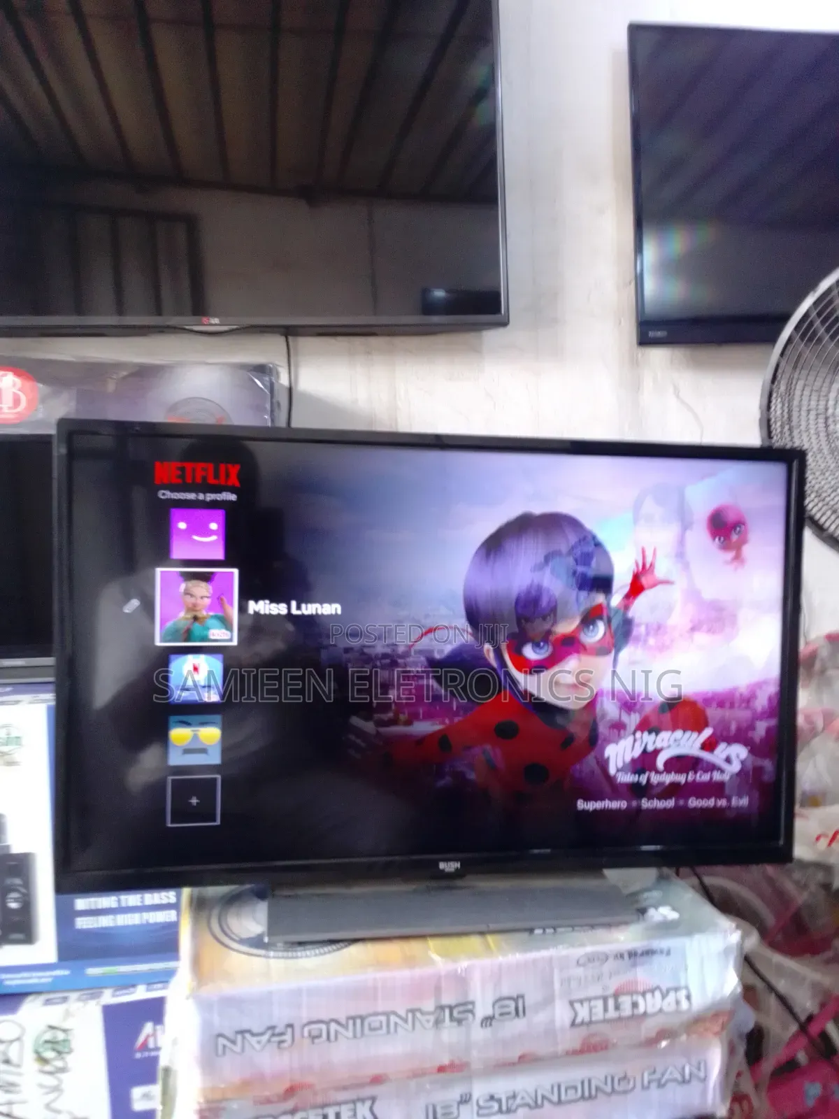 Clean 32inch Bush Full Smart Tv, Uk Imported, Free Netflix