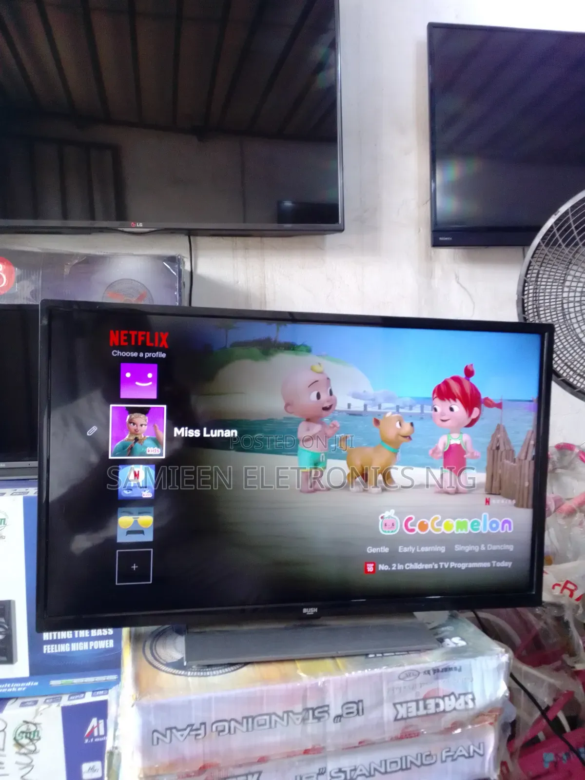 Clean 32inch Bush Full Smart Tv, Uk Imported, Free Netflix