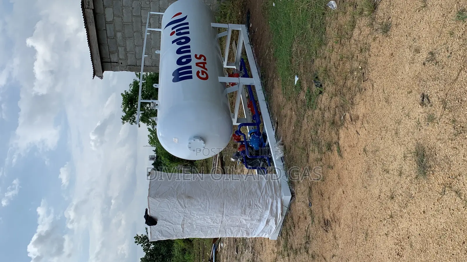 Single 2.5ton LPG Storage Tank