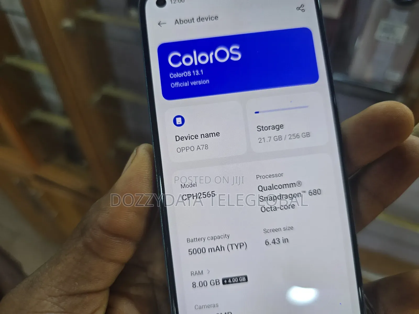 Oppo A78 4G 256 GB
