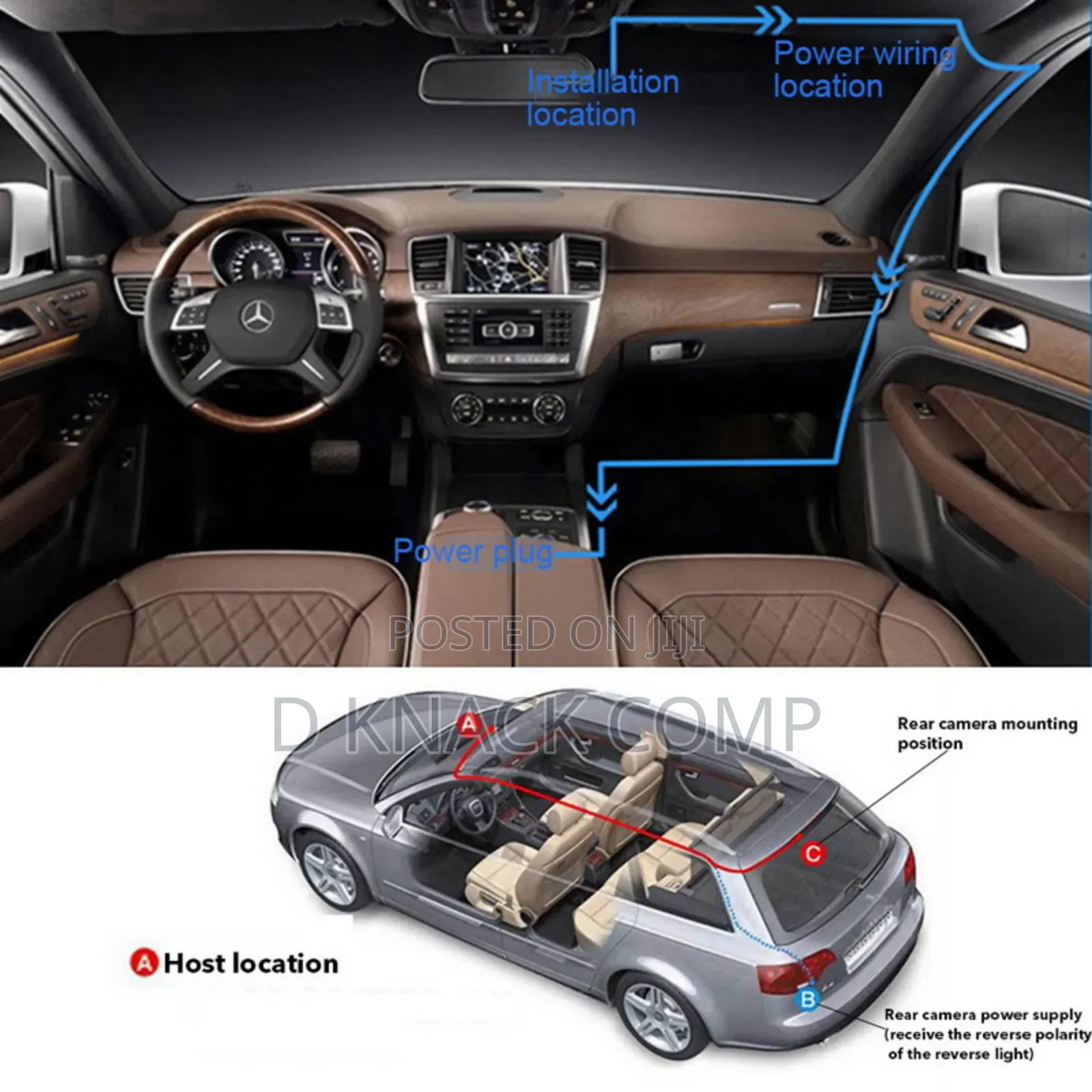 4" Car Dash Cam, DVR 3 Hd Night Vision Camera With Rear