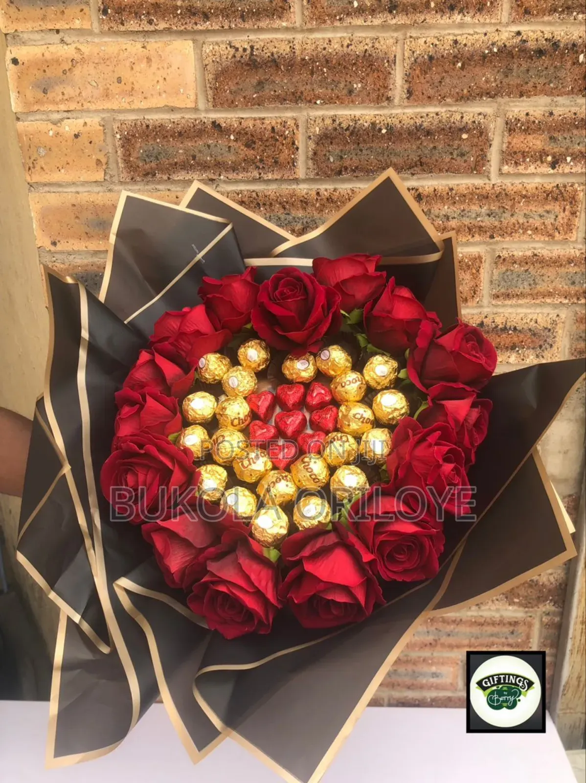 Valentine Chocolate Rose Bouquet