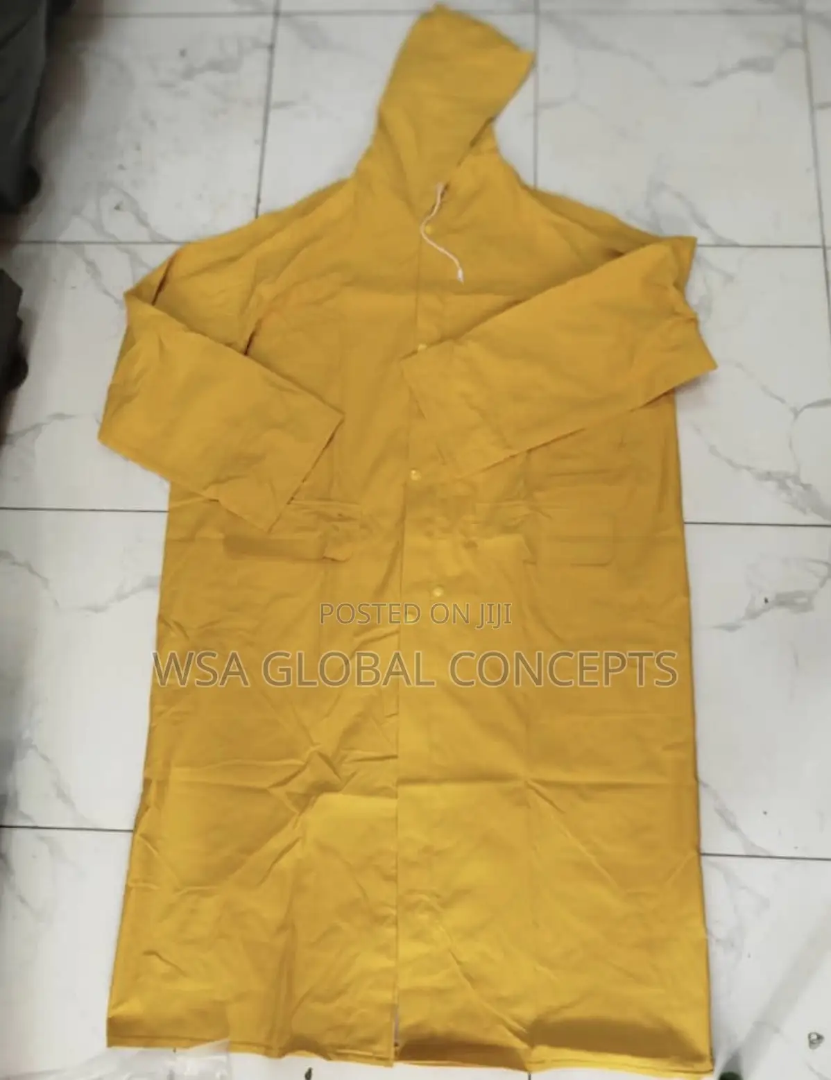 Yellow Gown PVC Raincoat