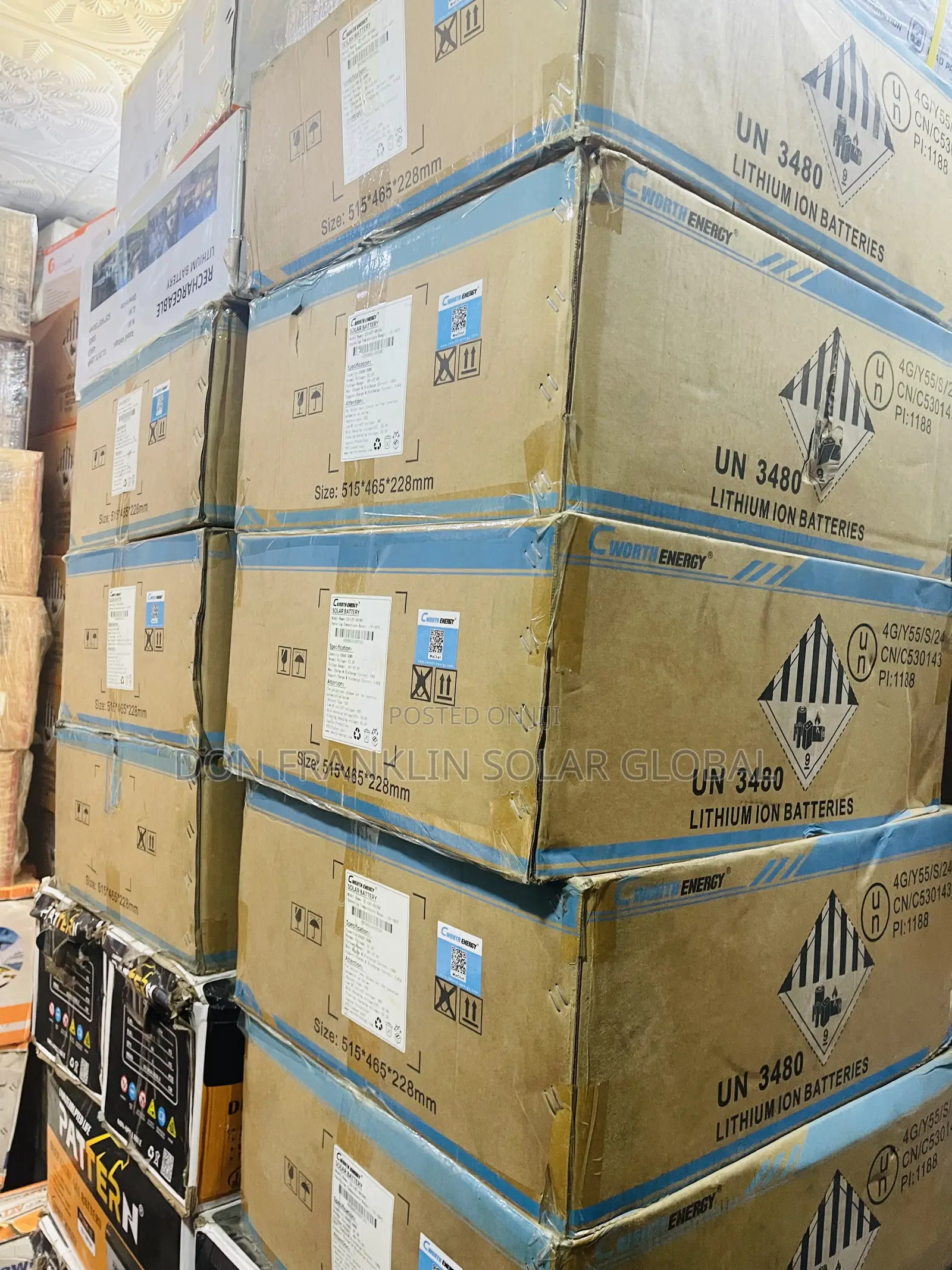 5kwh/24volts CWORTH Energy Lithium Ion Battery With 5 Years
