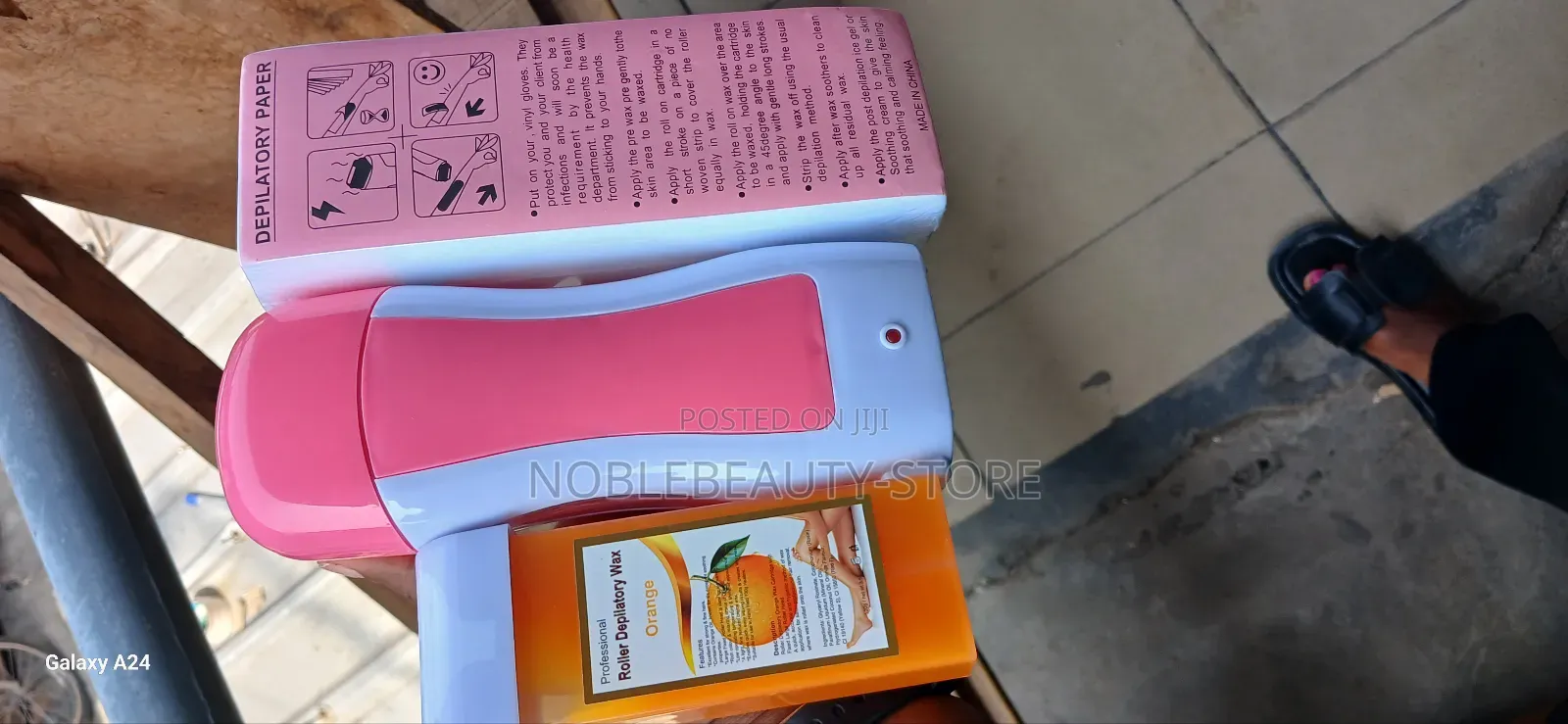 Depilatory Heater, Wax and Paper