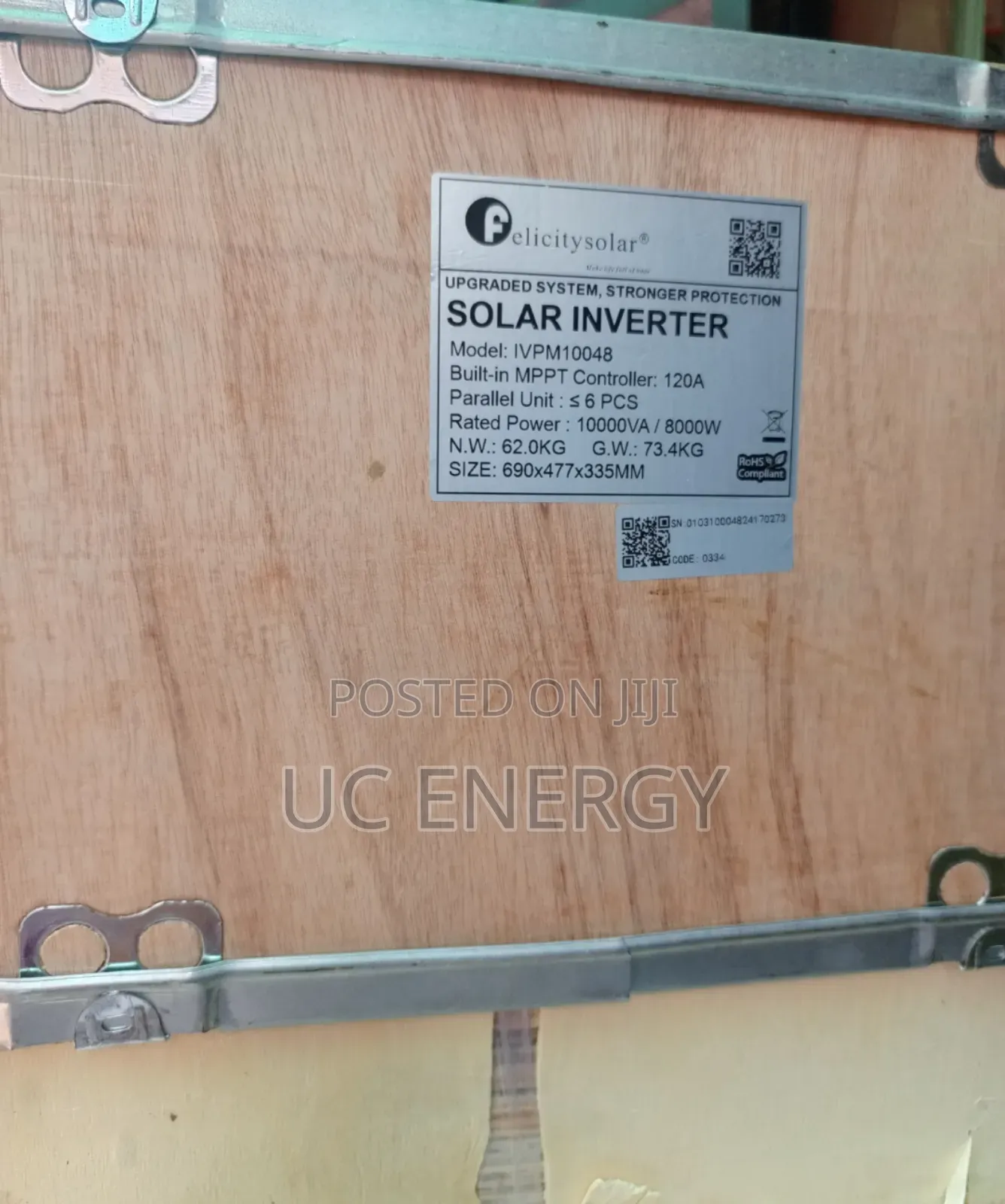 10KVA Felicity Ivpm Solar Inverter 48 V