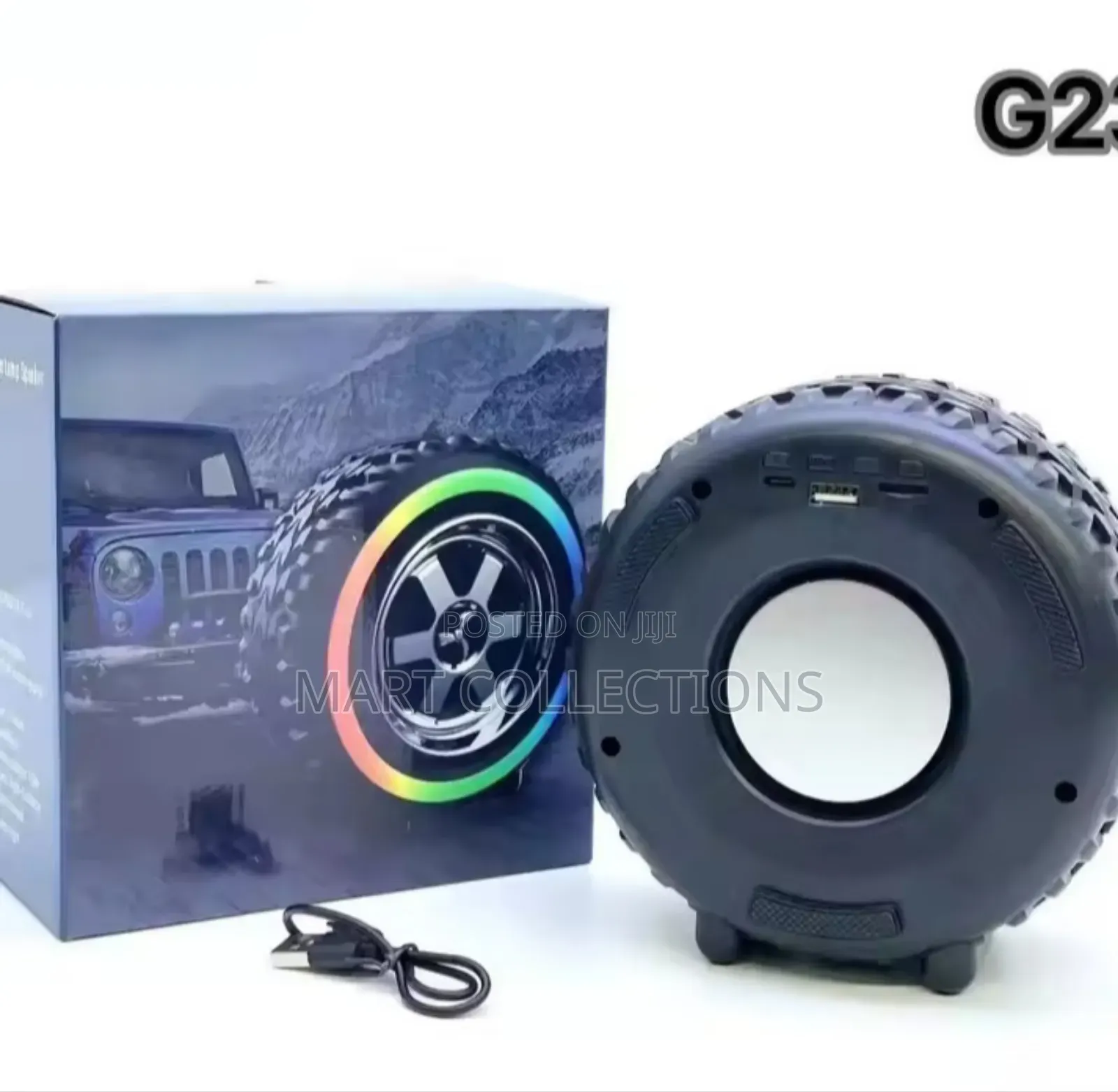 Car Wheel Bluetooth Speaker | Wireless Portable Music Speaker